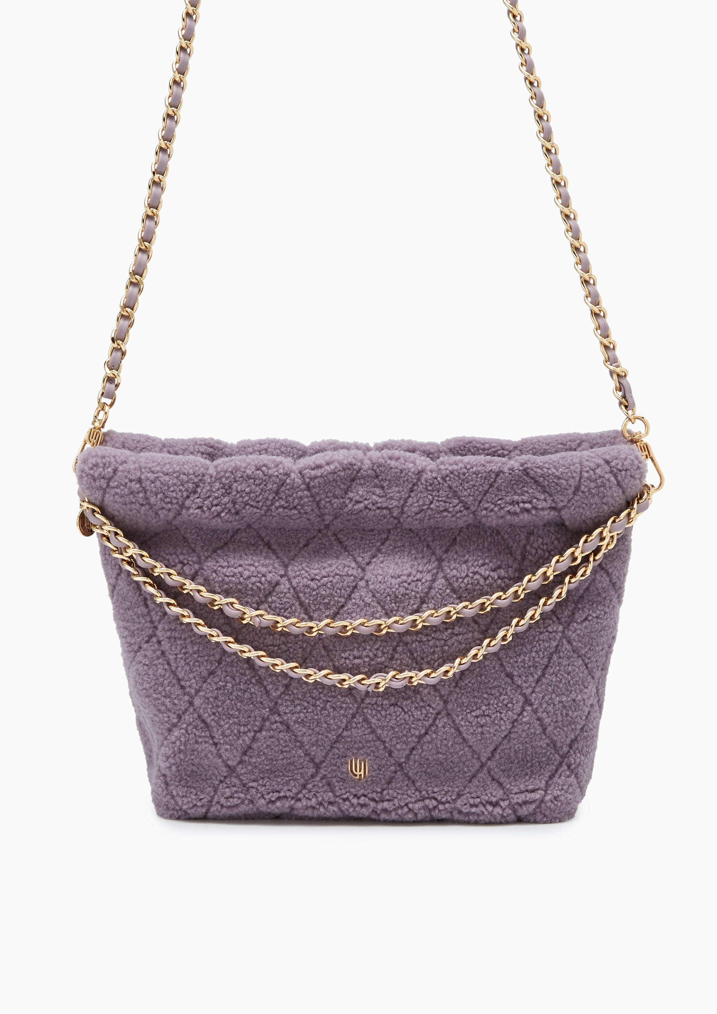 Fergie Infinite Fur S Shoulder Bag Purple ร้านลินออนไลน์อย่าง