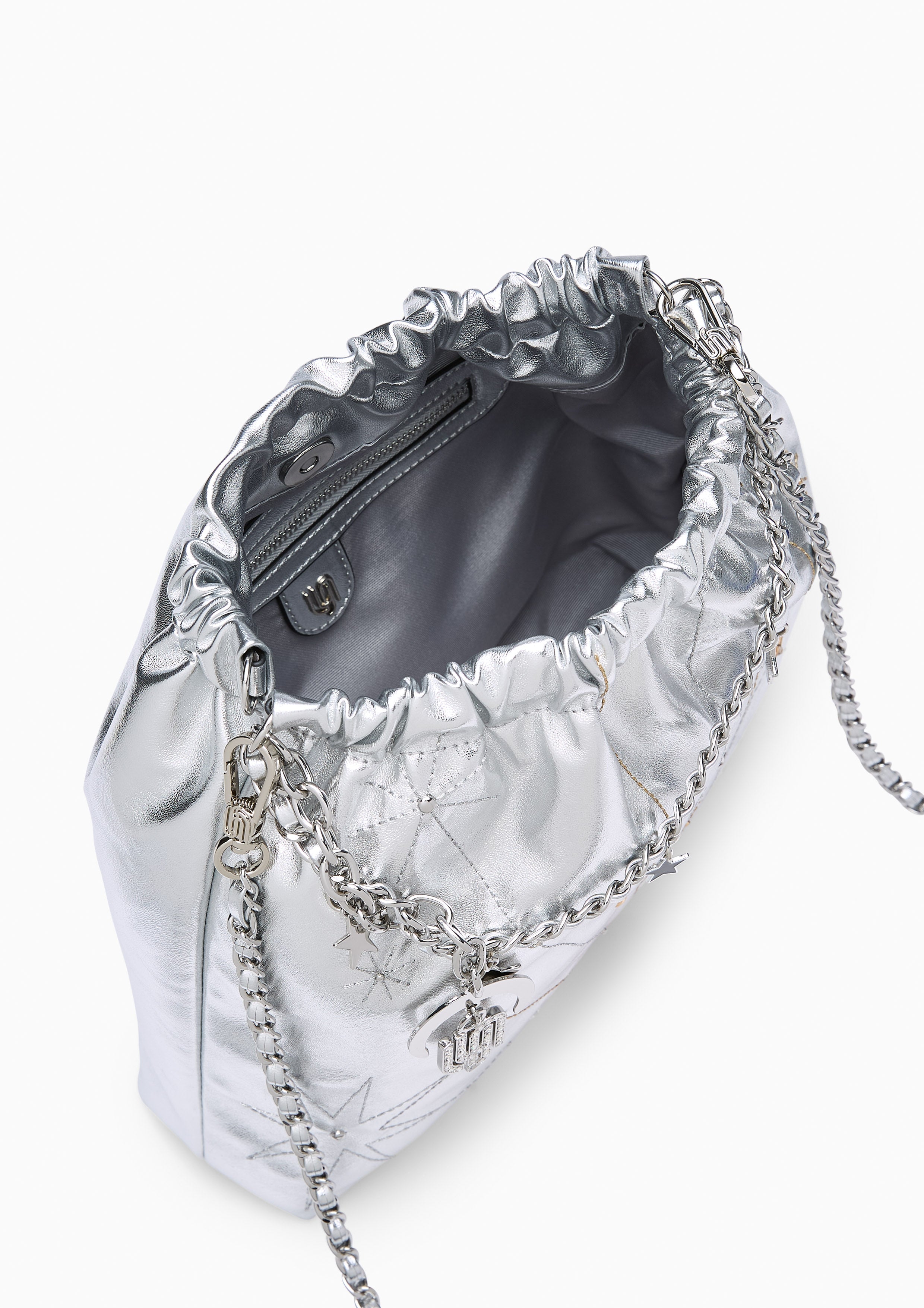 Cosmic Monet Infinite Love L Shoulder Bag Silver