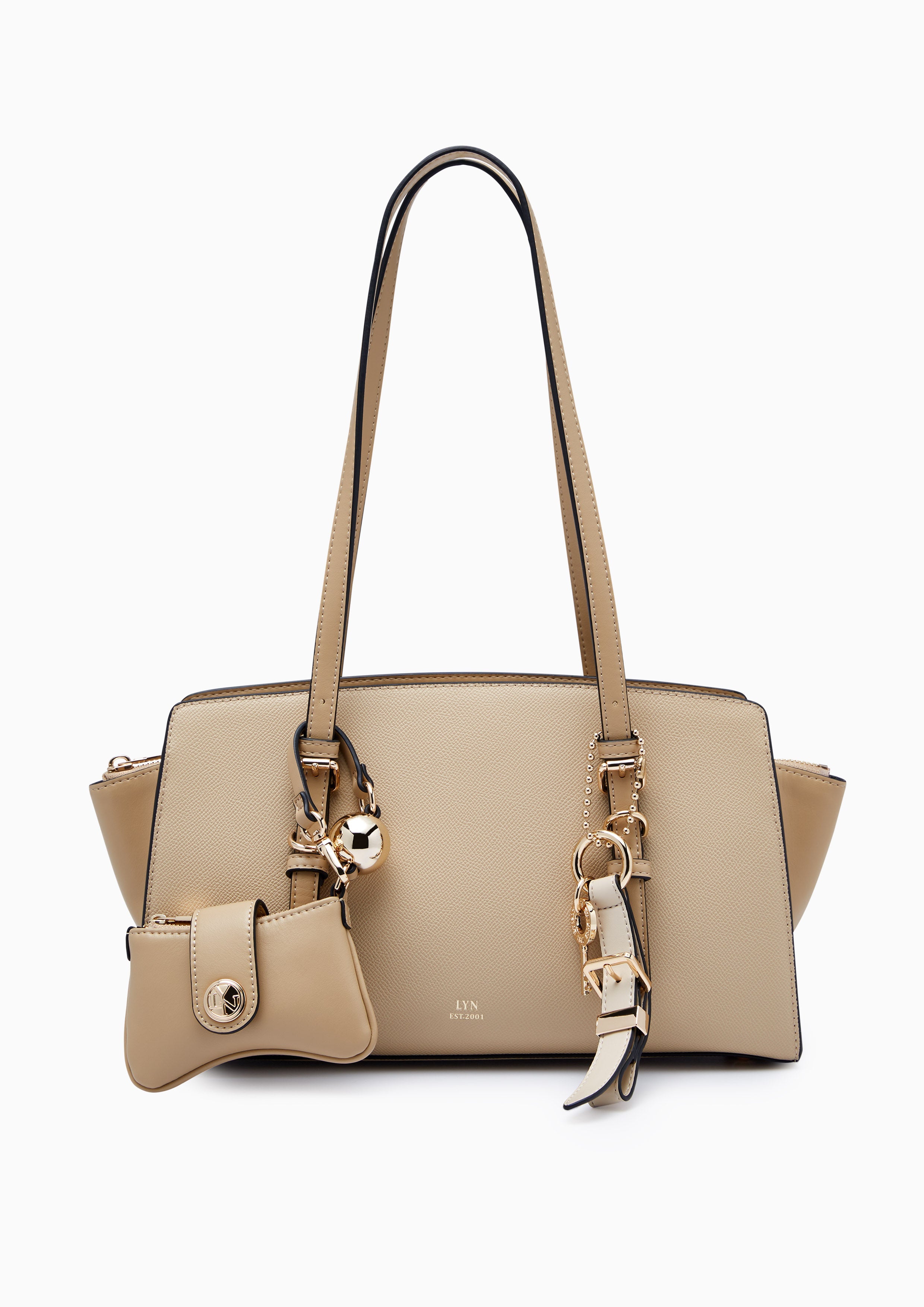 Montae L Handle Bag Beige