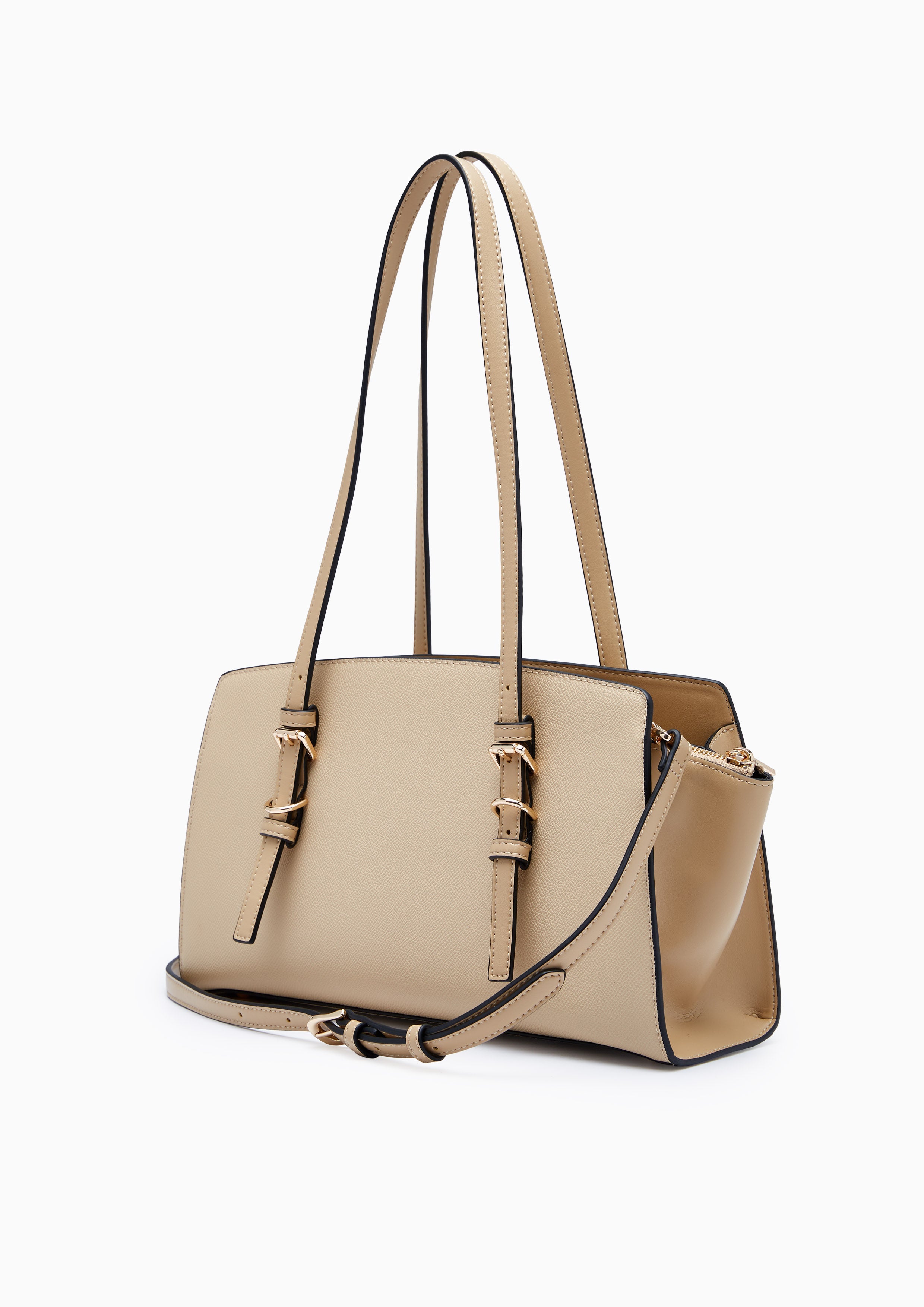 Montae L Handle Bag Beige