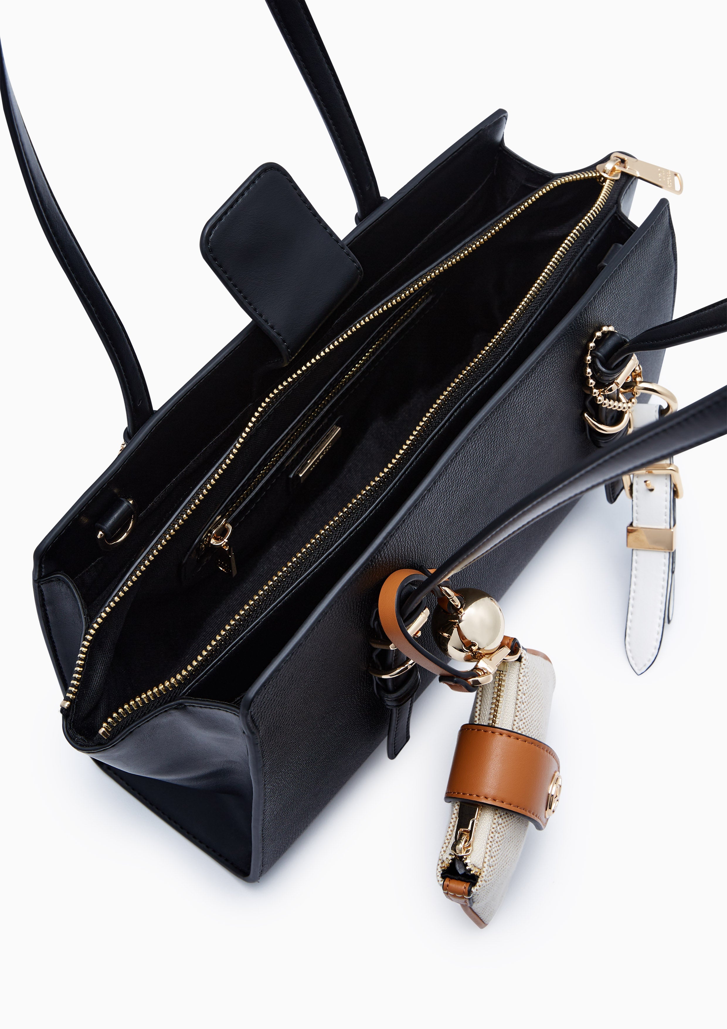 Montae L Handle Bag Black