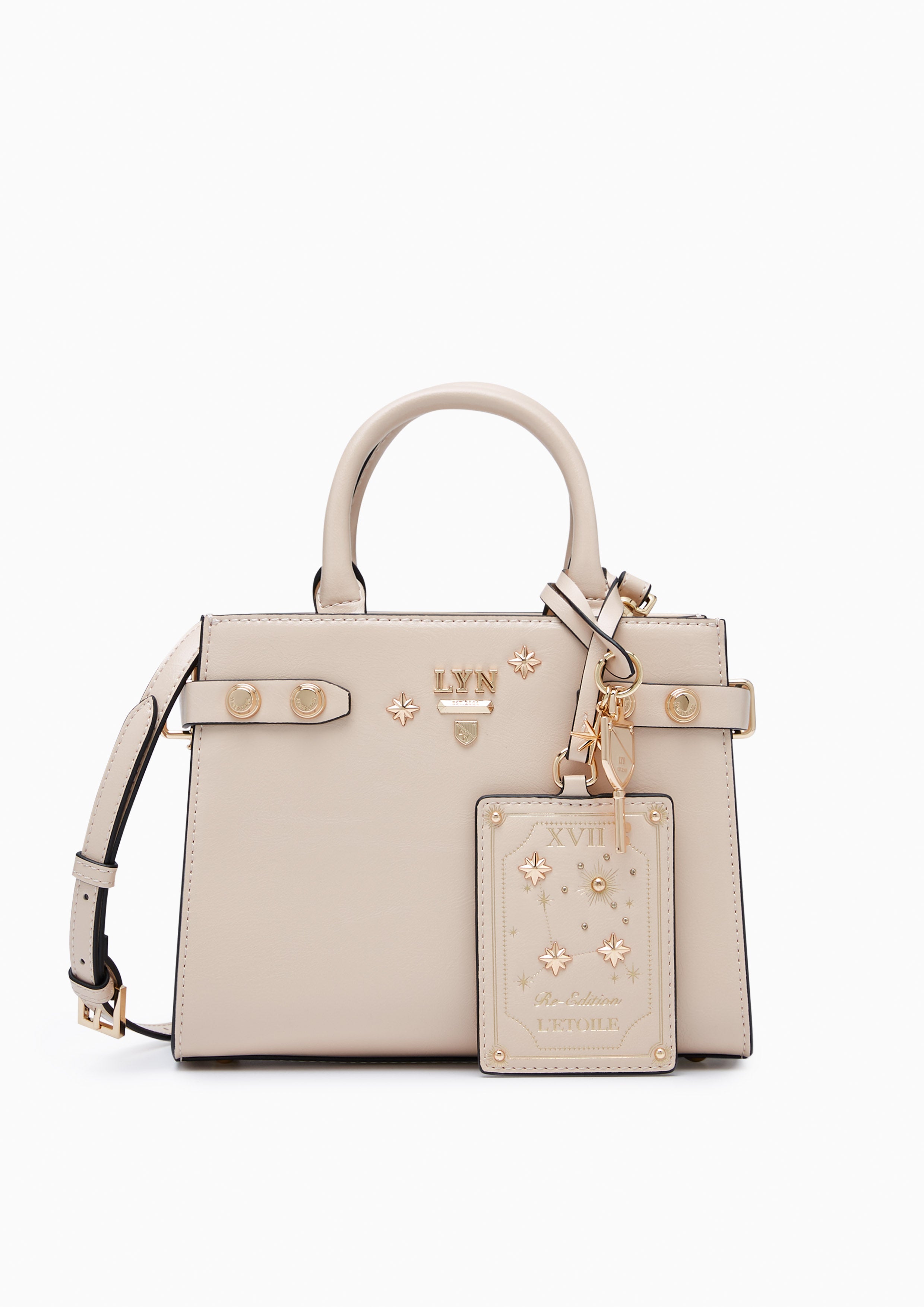 Astor Fineness S Top Handle Bag Beige