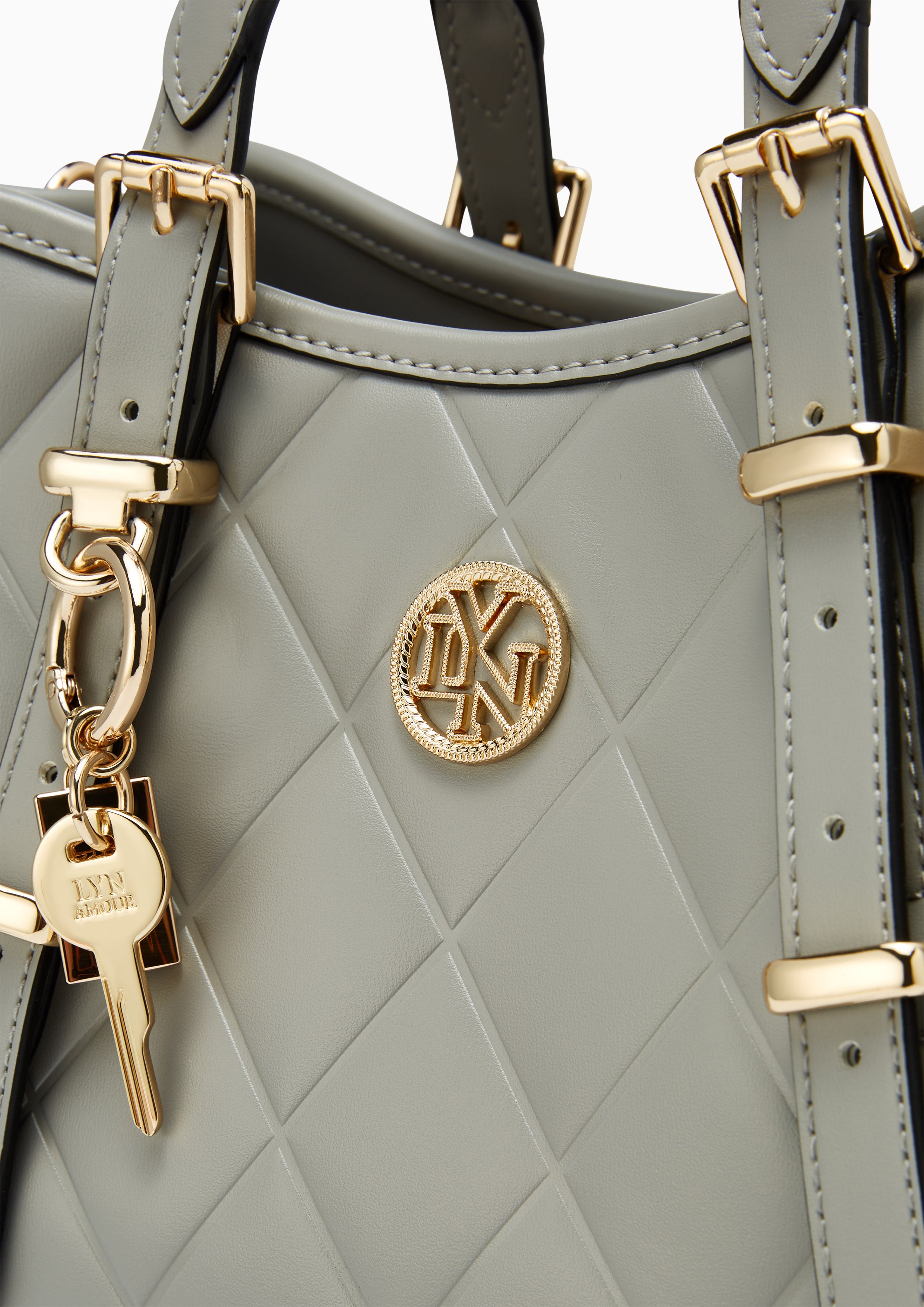 Jemma L Handle Bag Grey