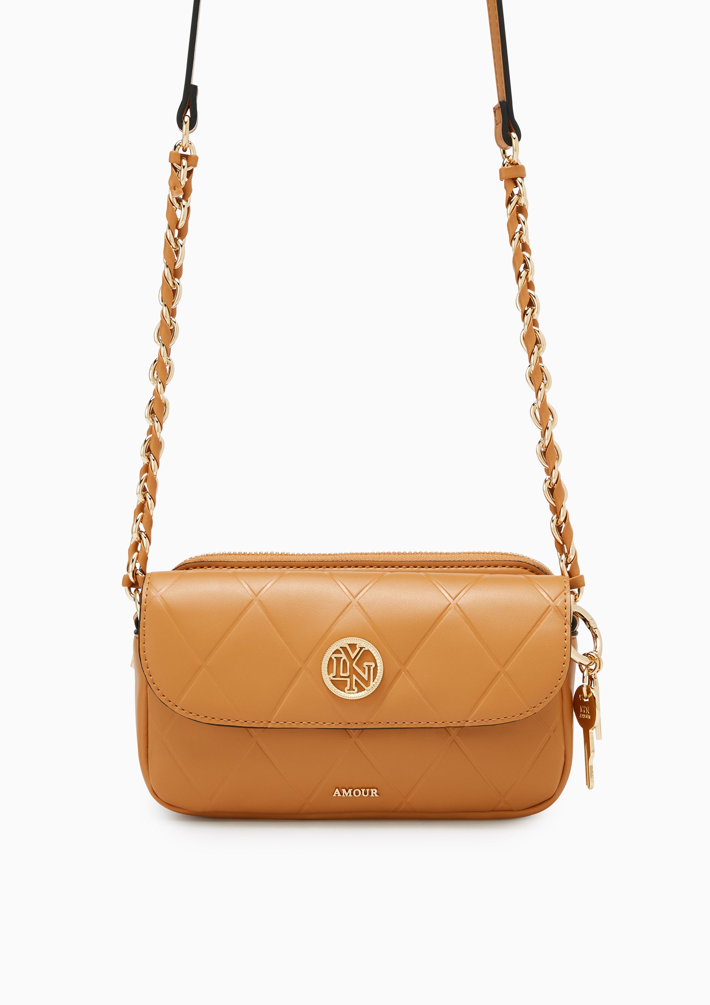 Jemma Mini Crossbody Bag Brown