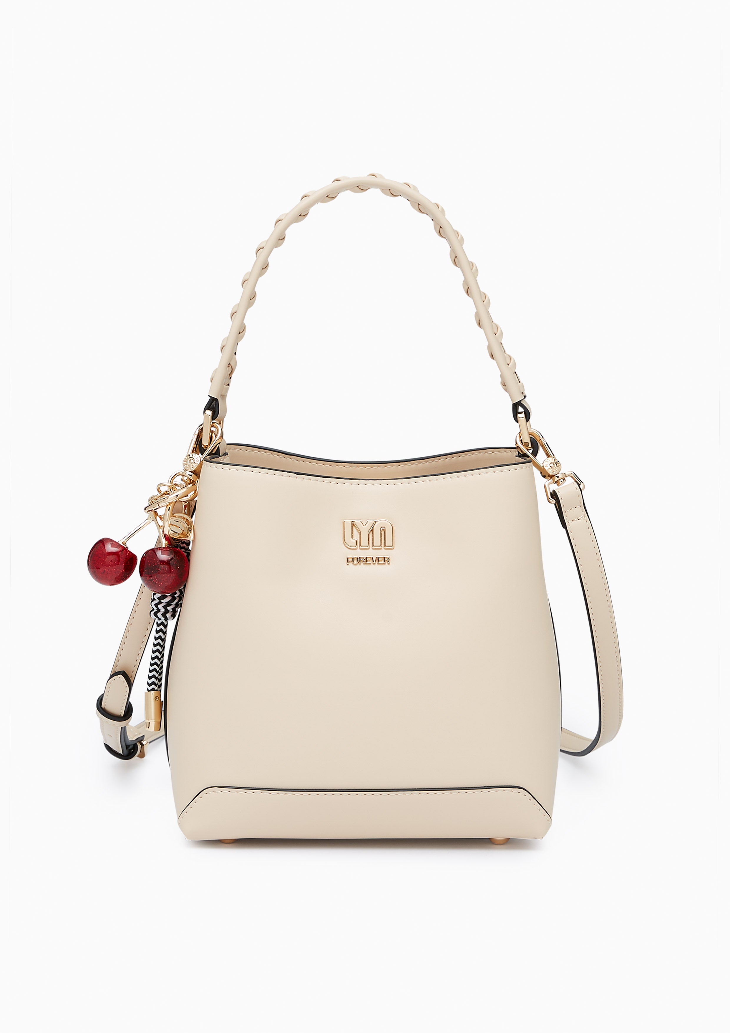 Bethany M Bucket Bag Beige