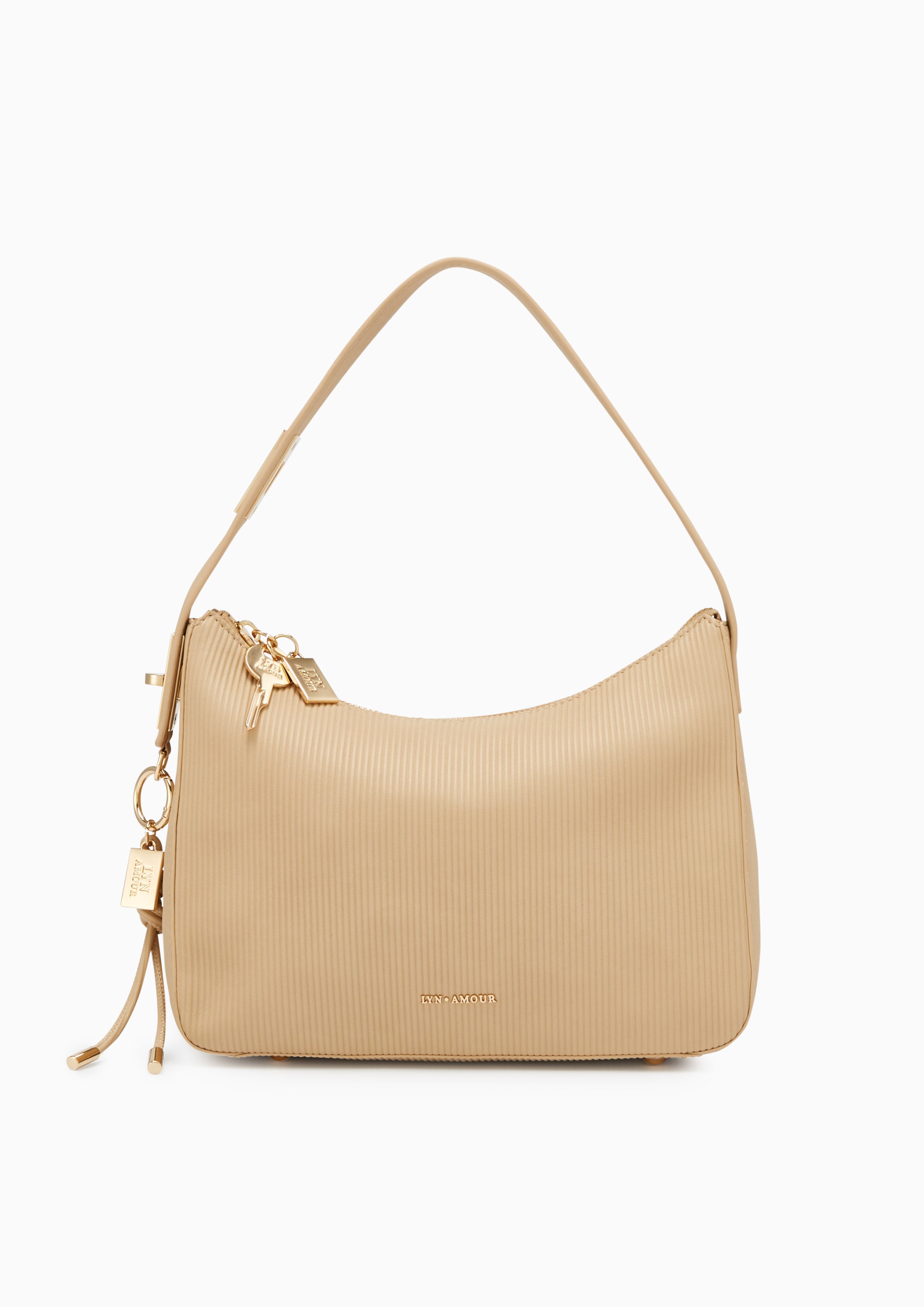 Cora M Shoulder Bag Light Brown