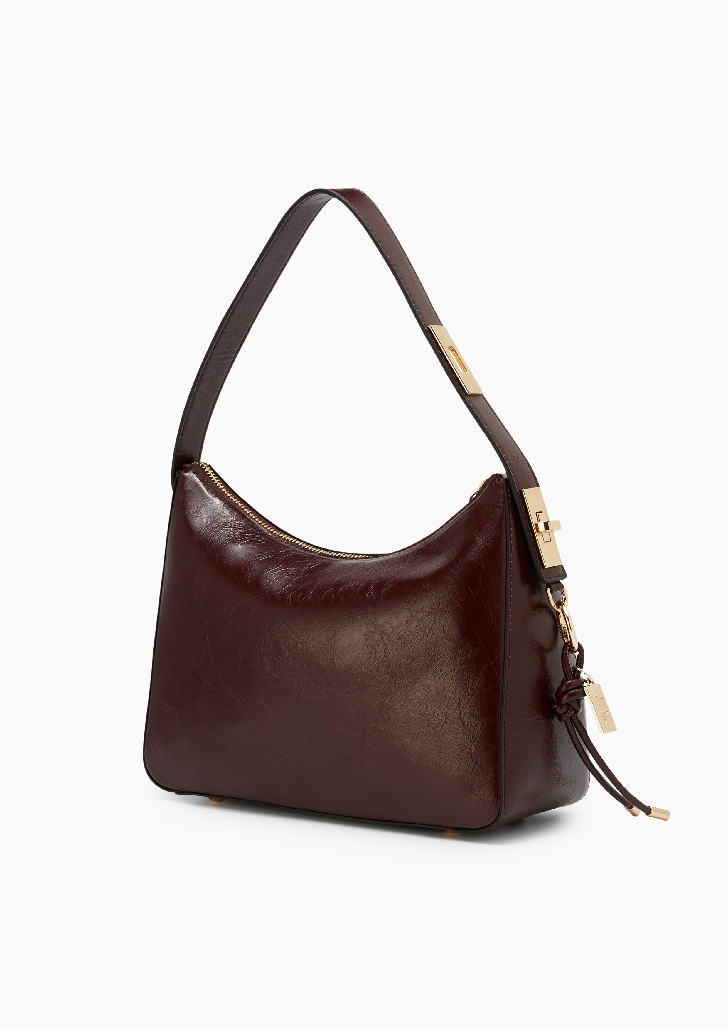 Cora M Shoulder Bag Dark Red