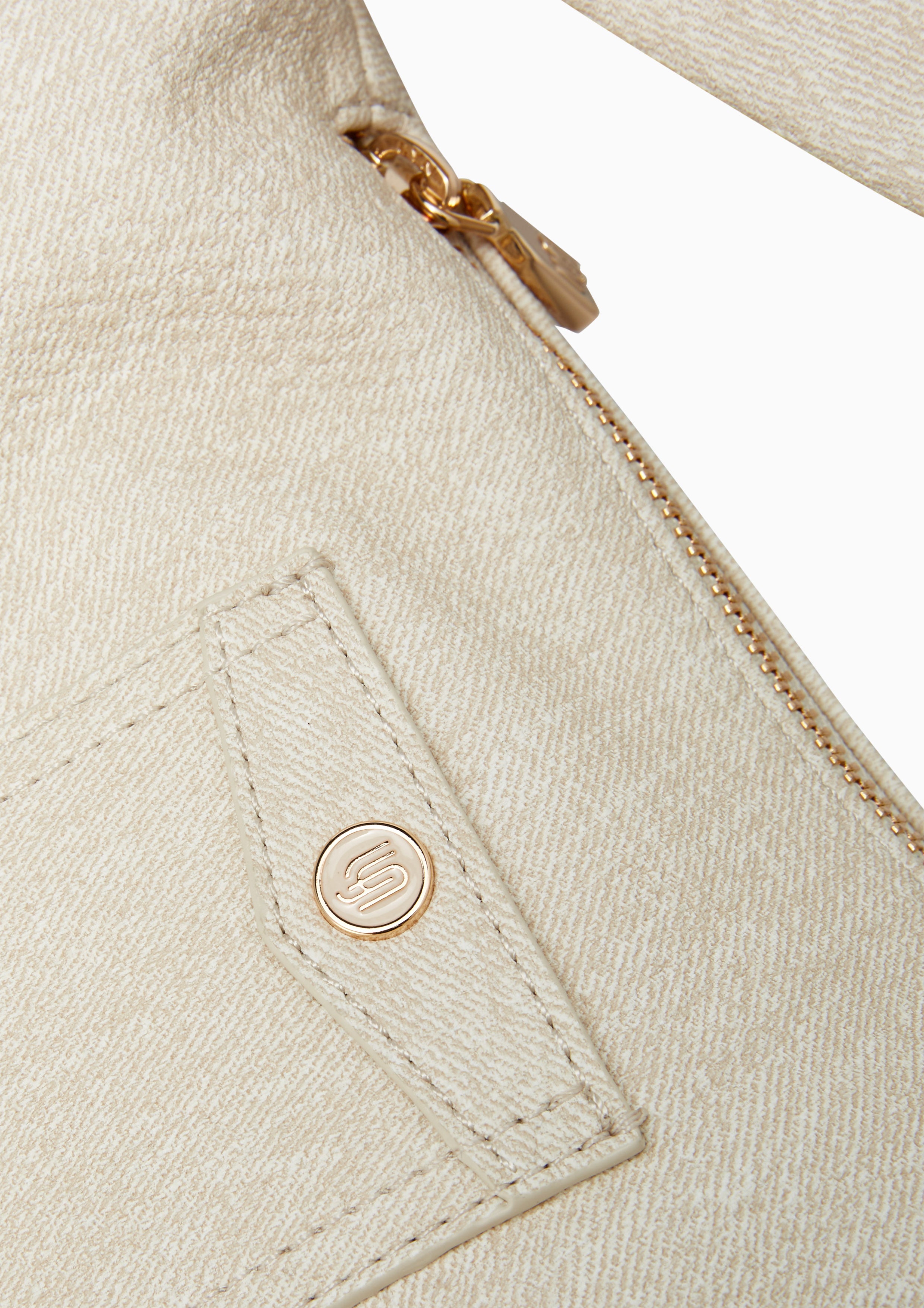 Hug Mini Handle Bag Beige