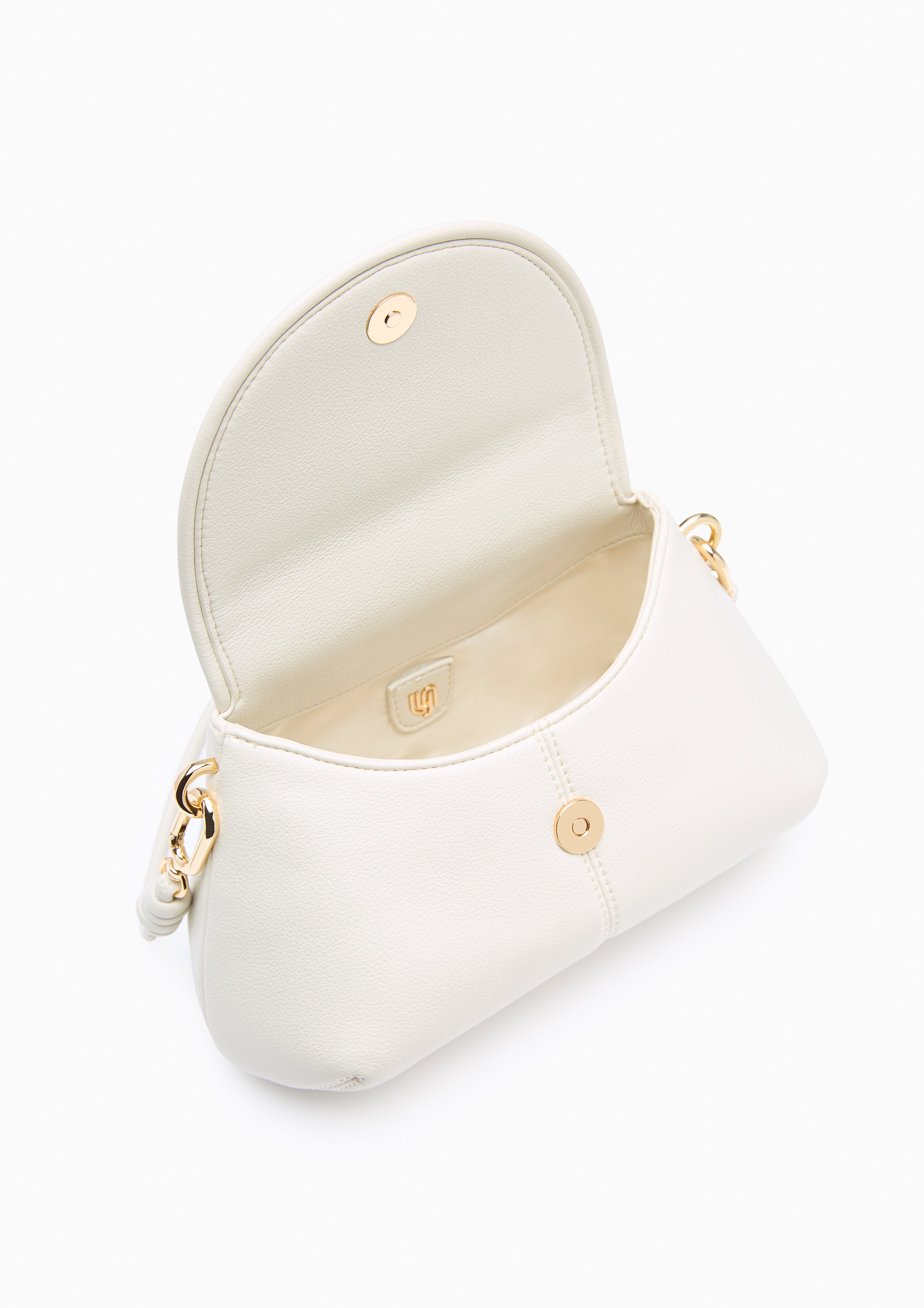 Pillow Flap Shoulder Bag Ivory