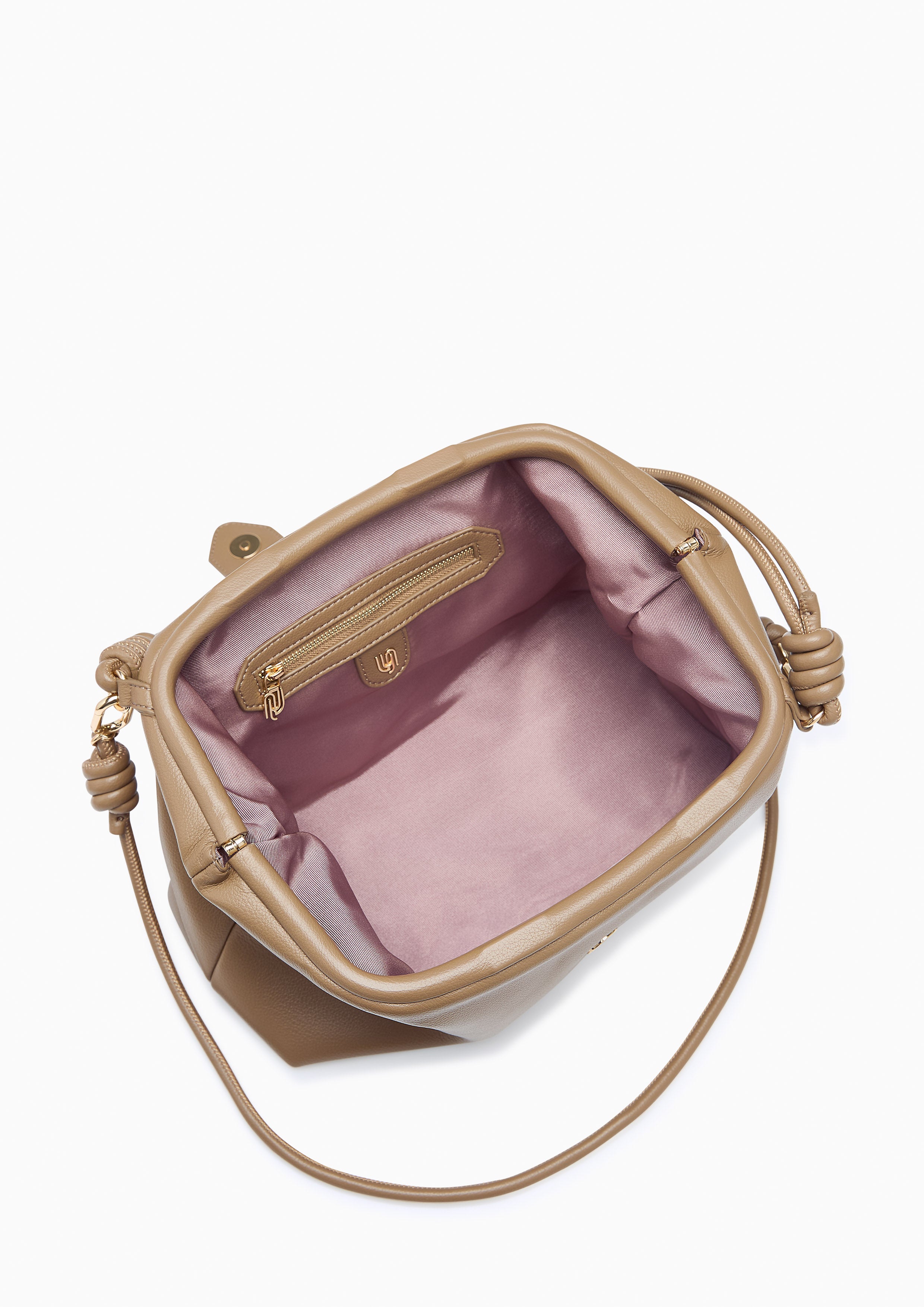 Pillow Crossbody Bag Brown