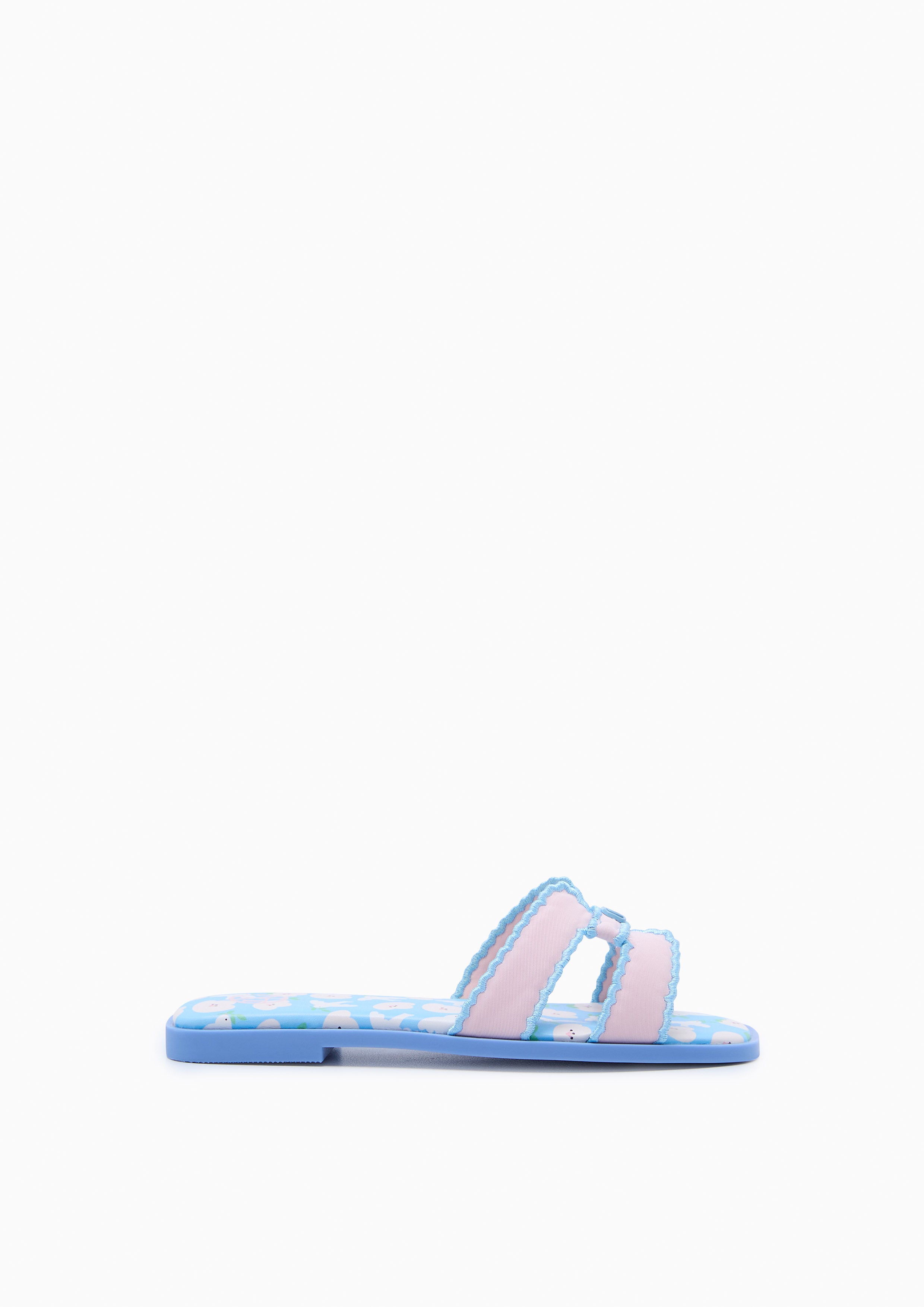 Hey Girl Mini Flat Sandals For Girls Blue