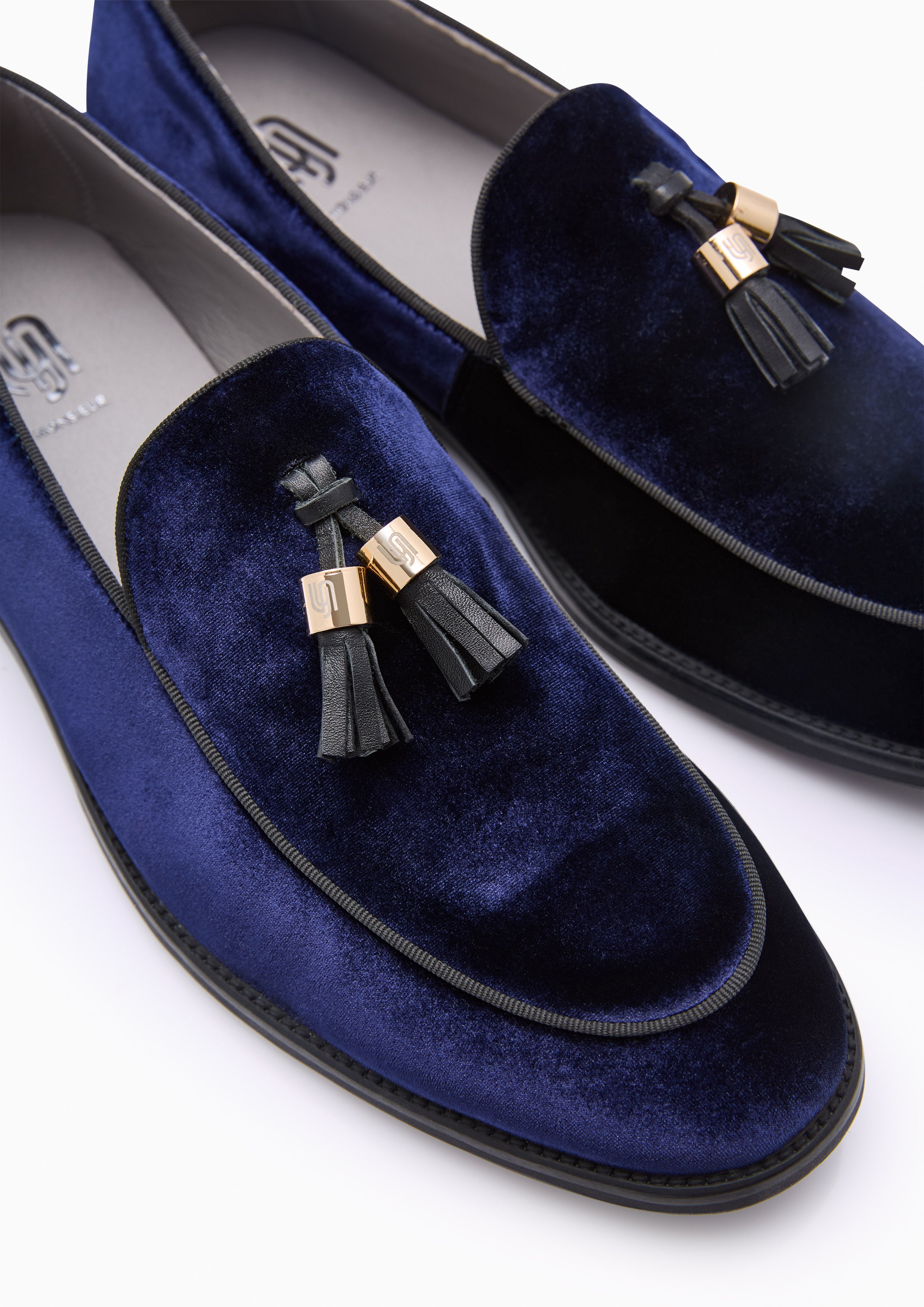 Sam Infinite Velvet Men'S Loafers Navy