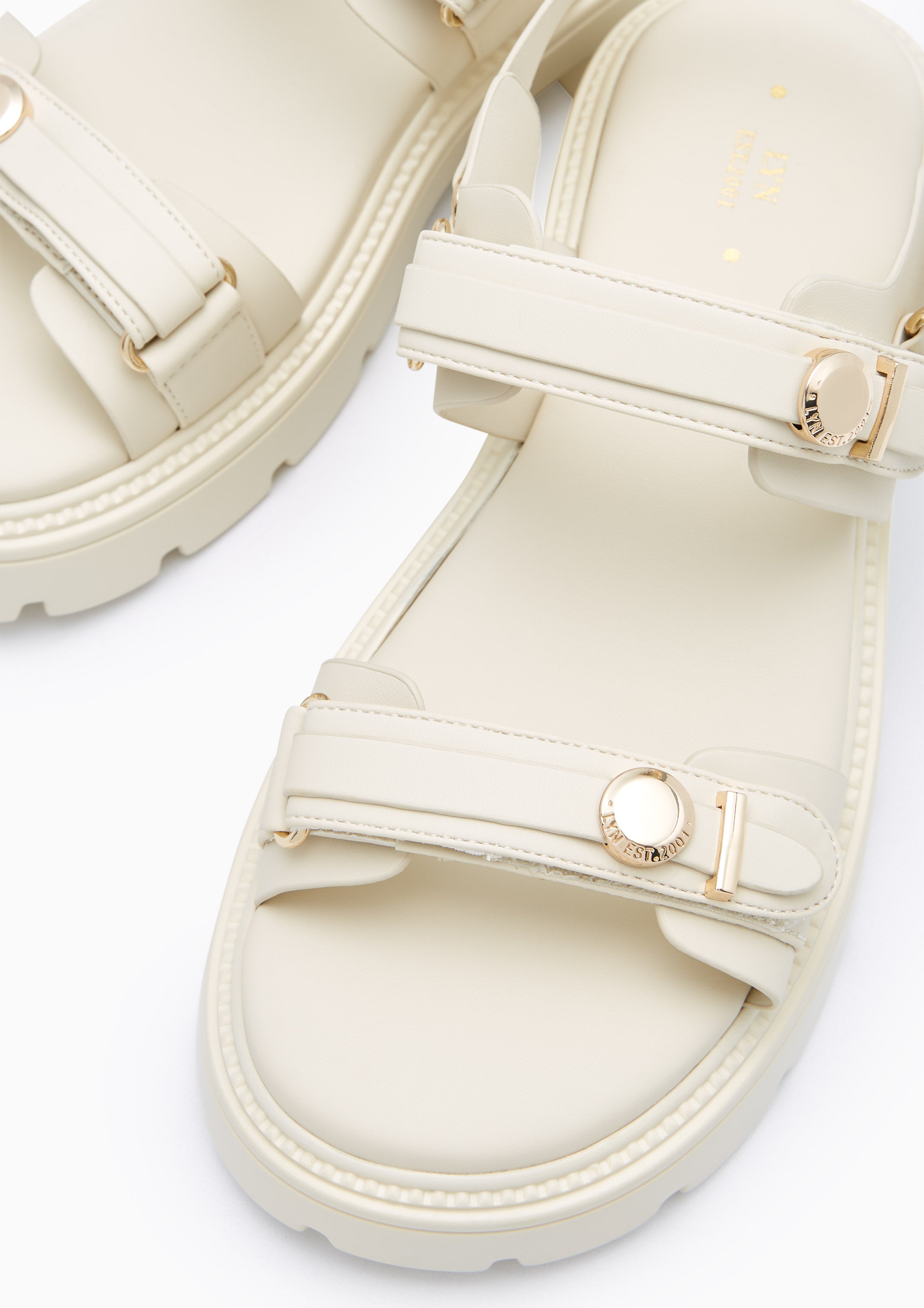 Anderson Slingback Platform Sandals Ivory