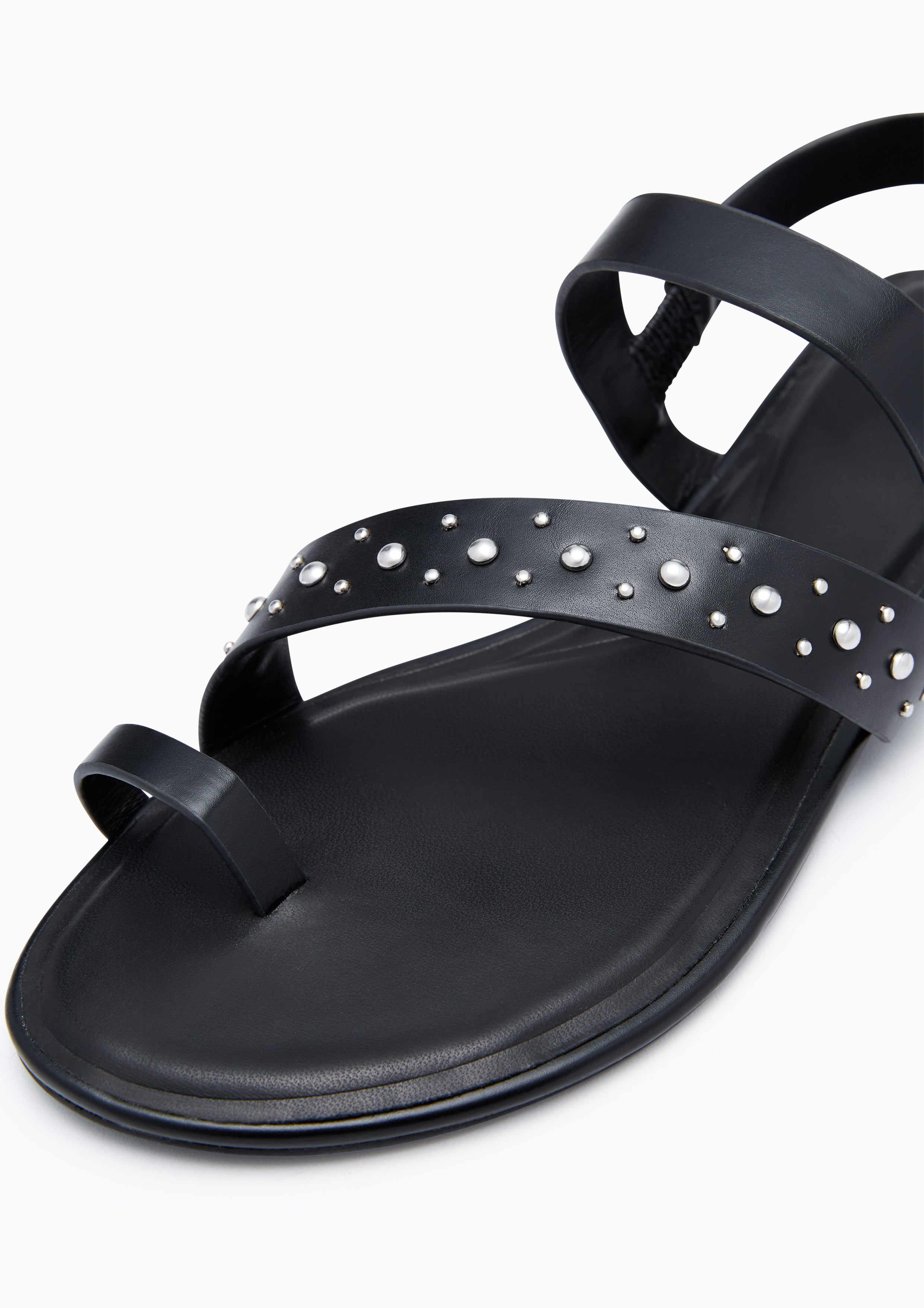 Eva Flat Sandals Black