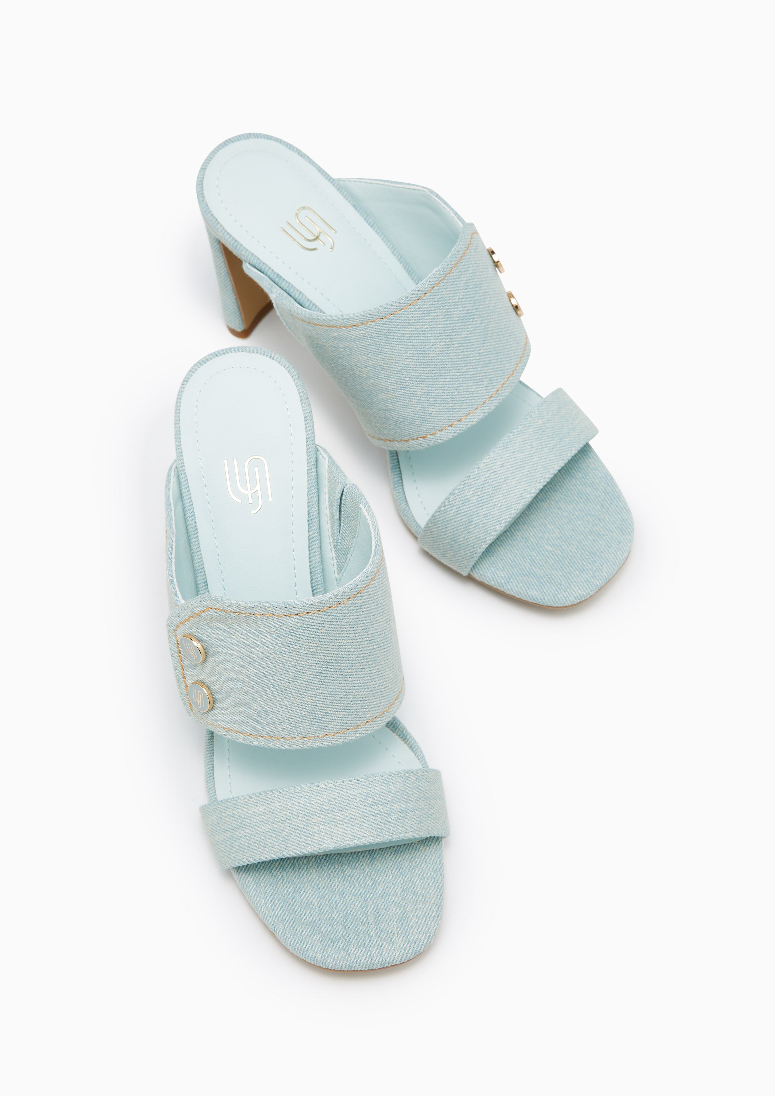 Anta Inf High Heeled Sandals Light Blue