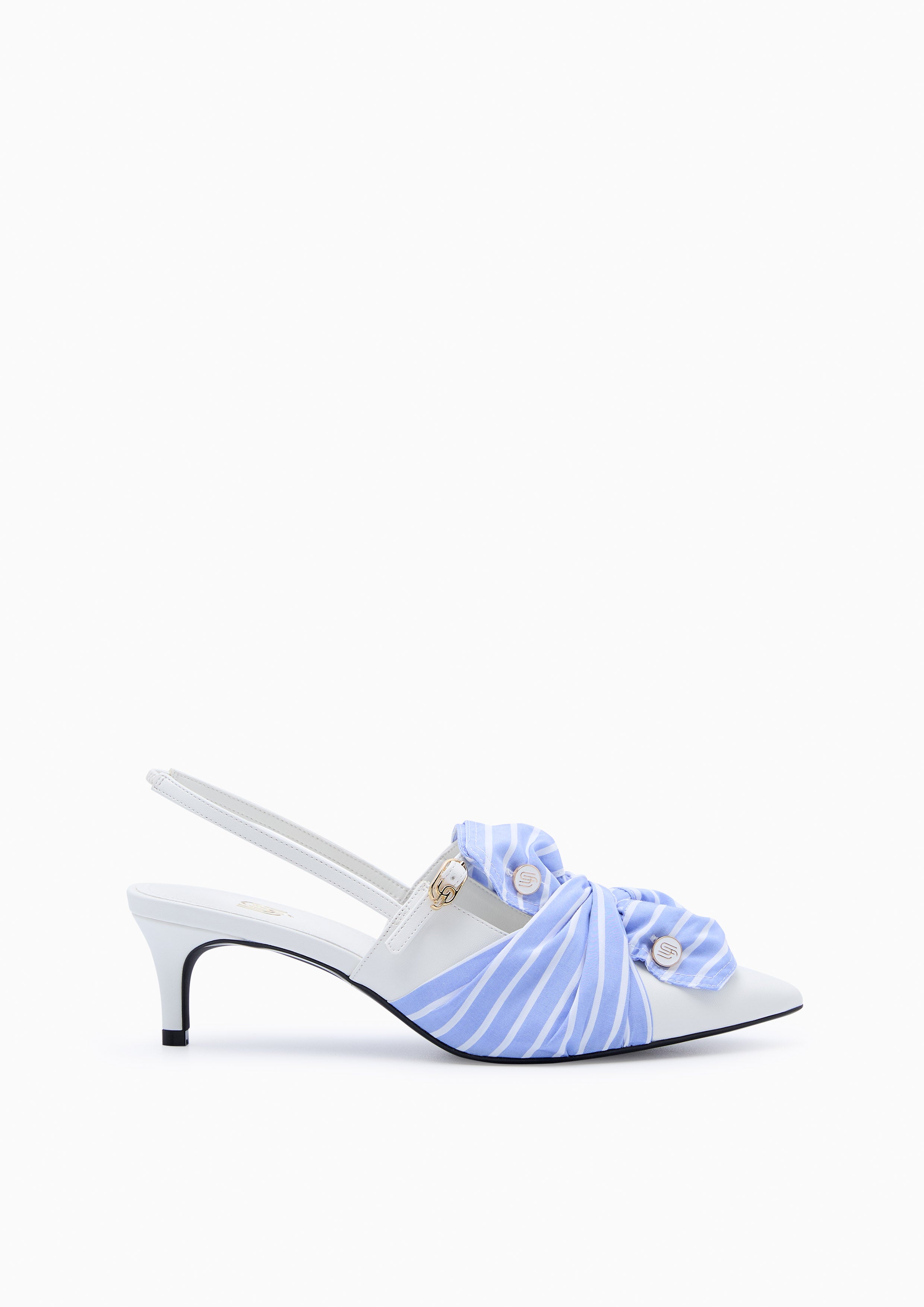 Arin Infinite Slingback Mid Heels Blue