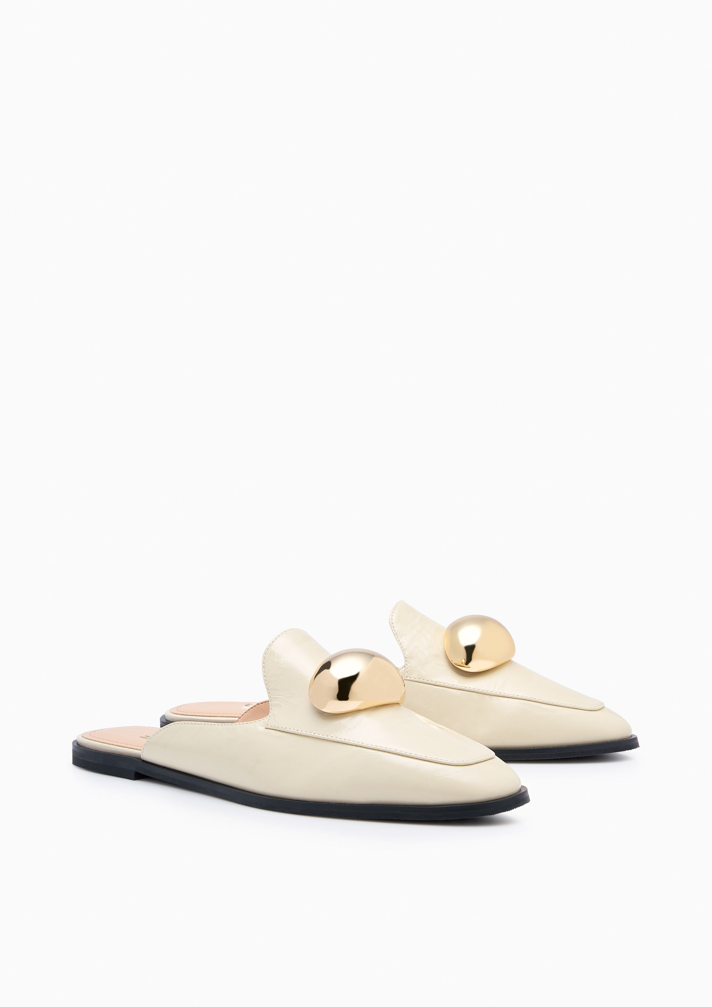 Amina Infinite Mules Ivory