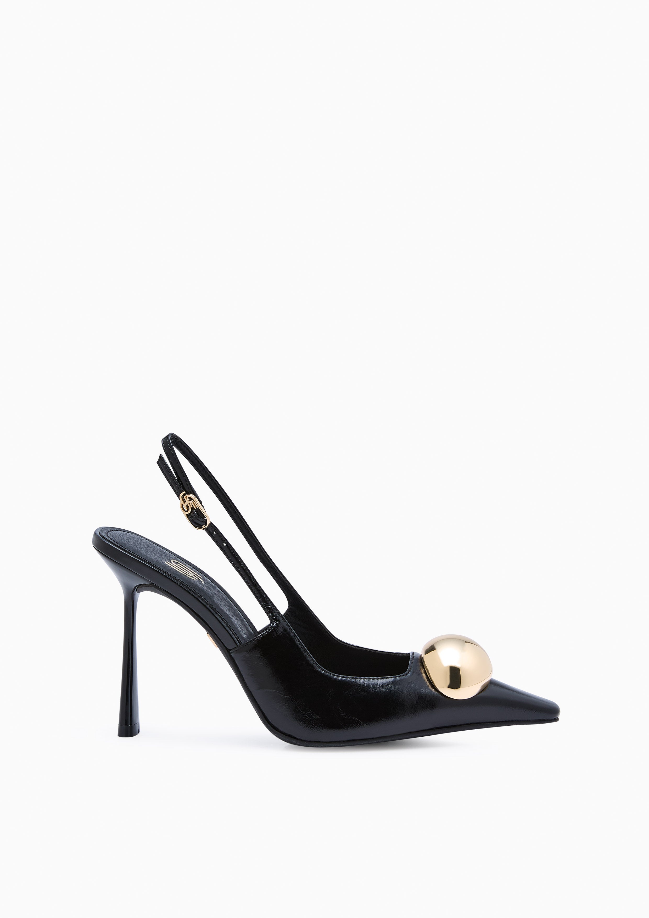 Galia Slingback Heels Black