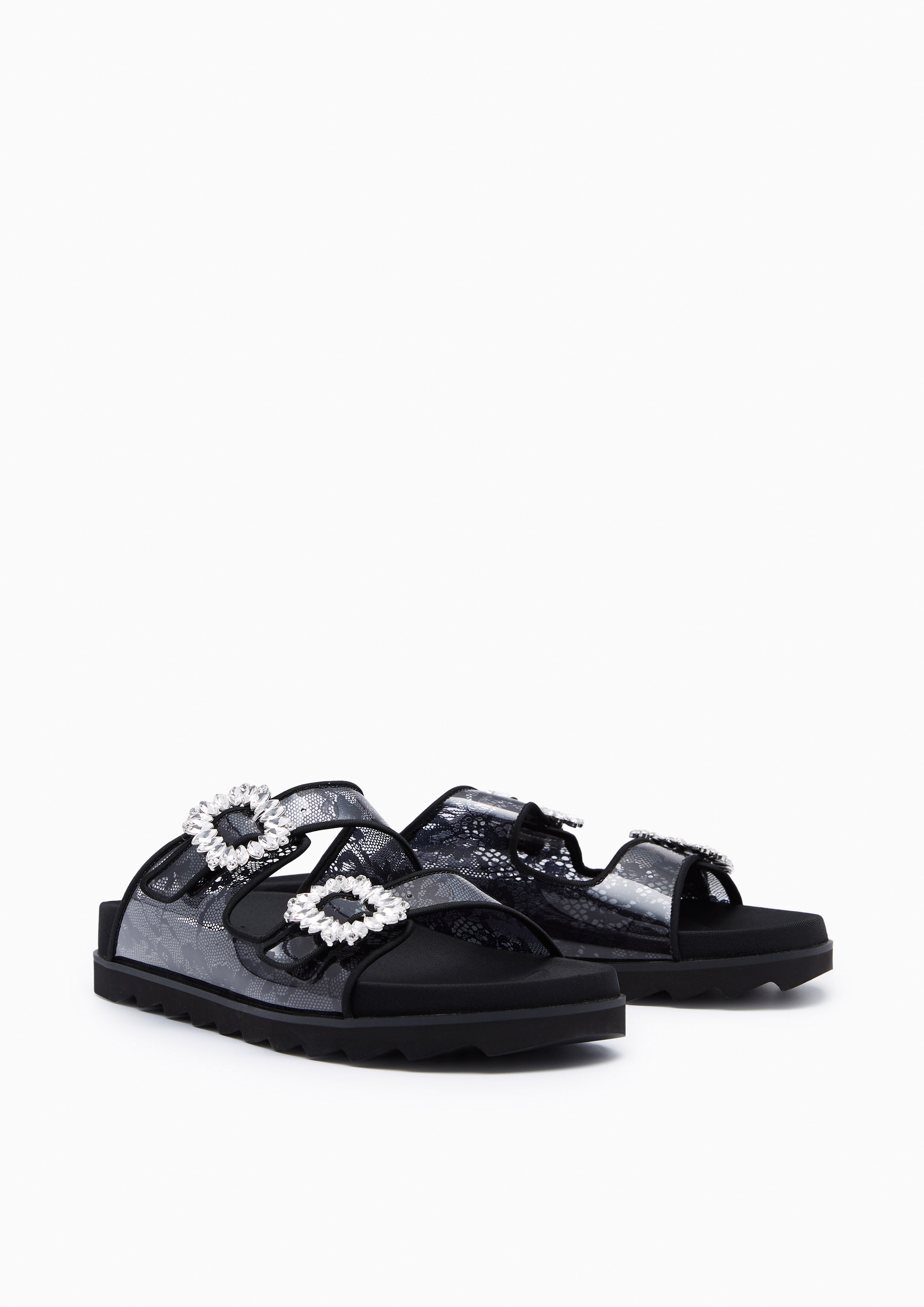 Veeni Lace sandals Black