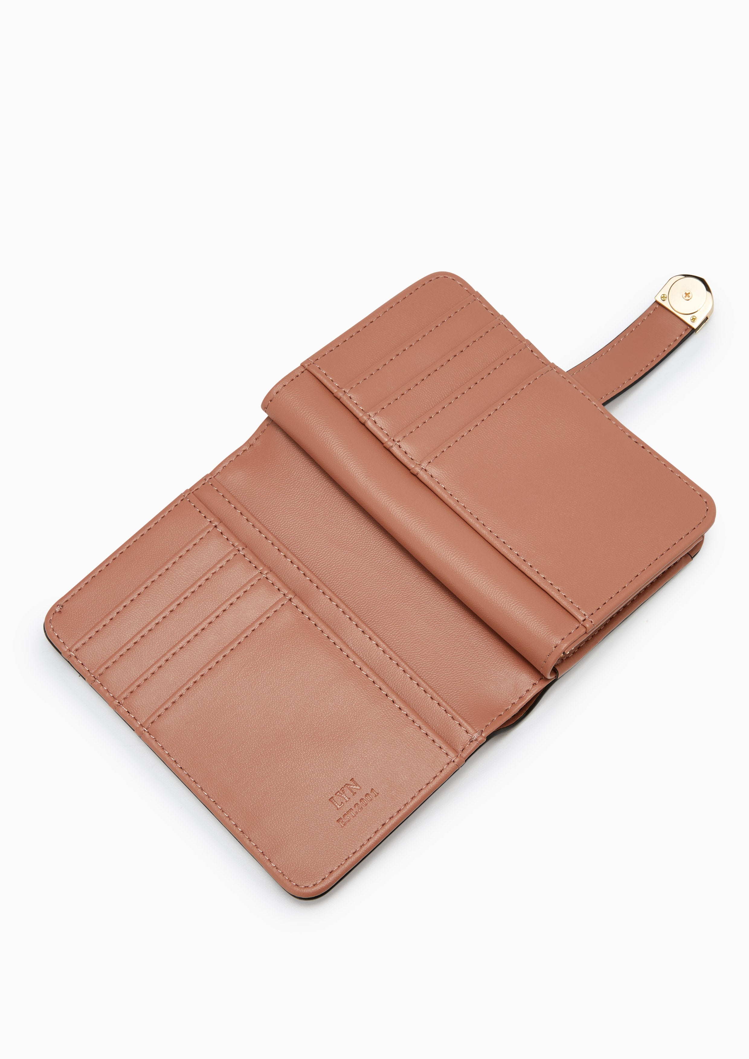 Re-Edit Wonder Semi Wallet beige