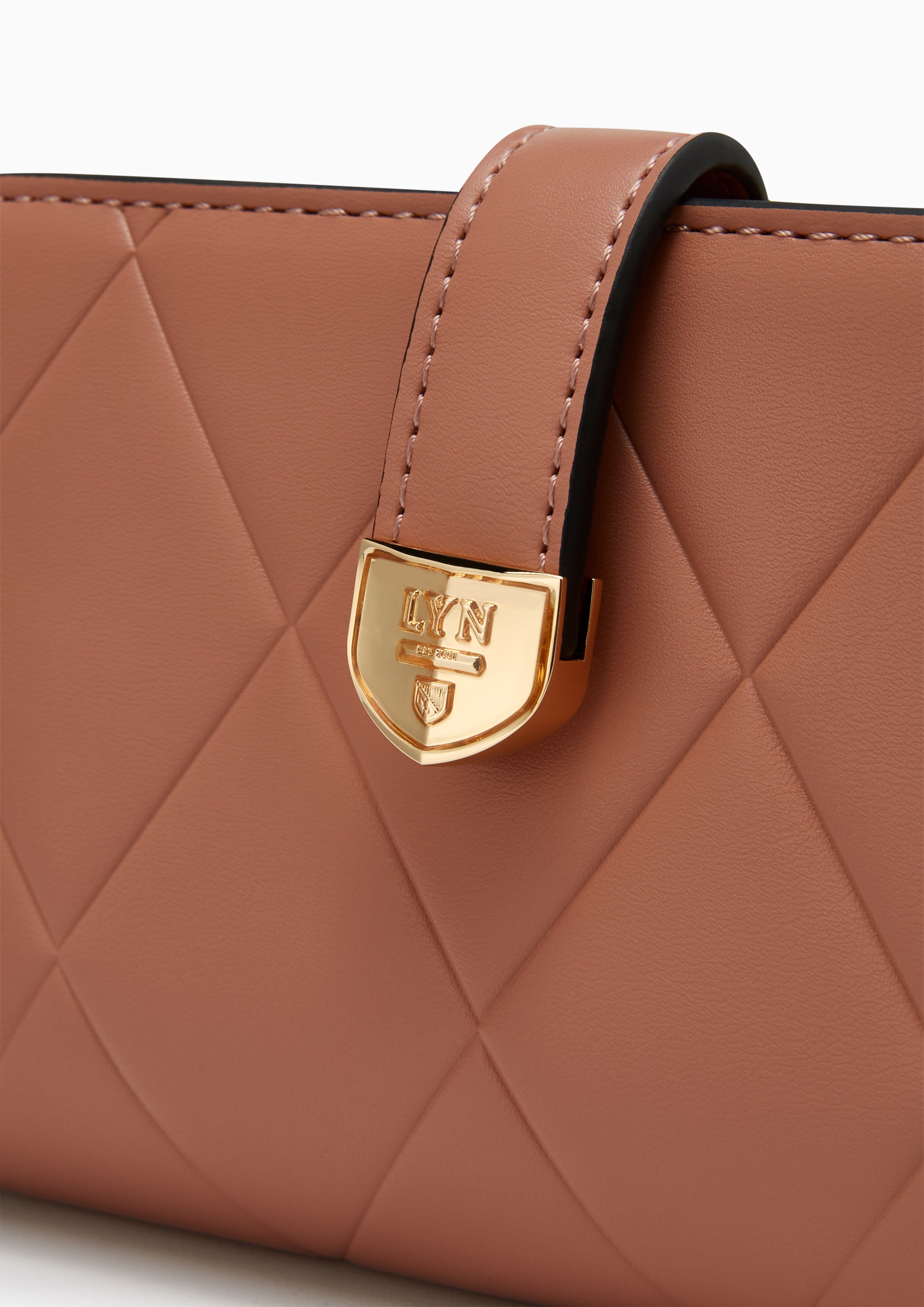 Re-Edit Wonder Semi Wallet beige