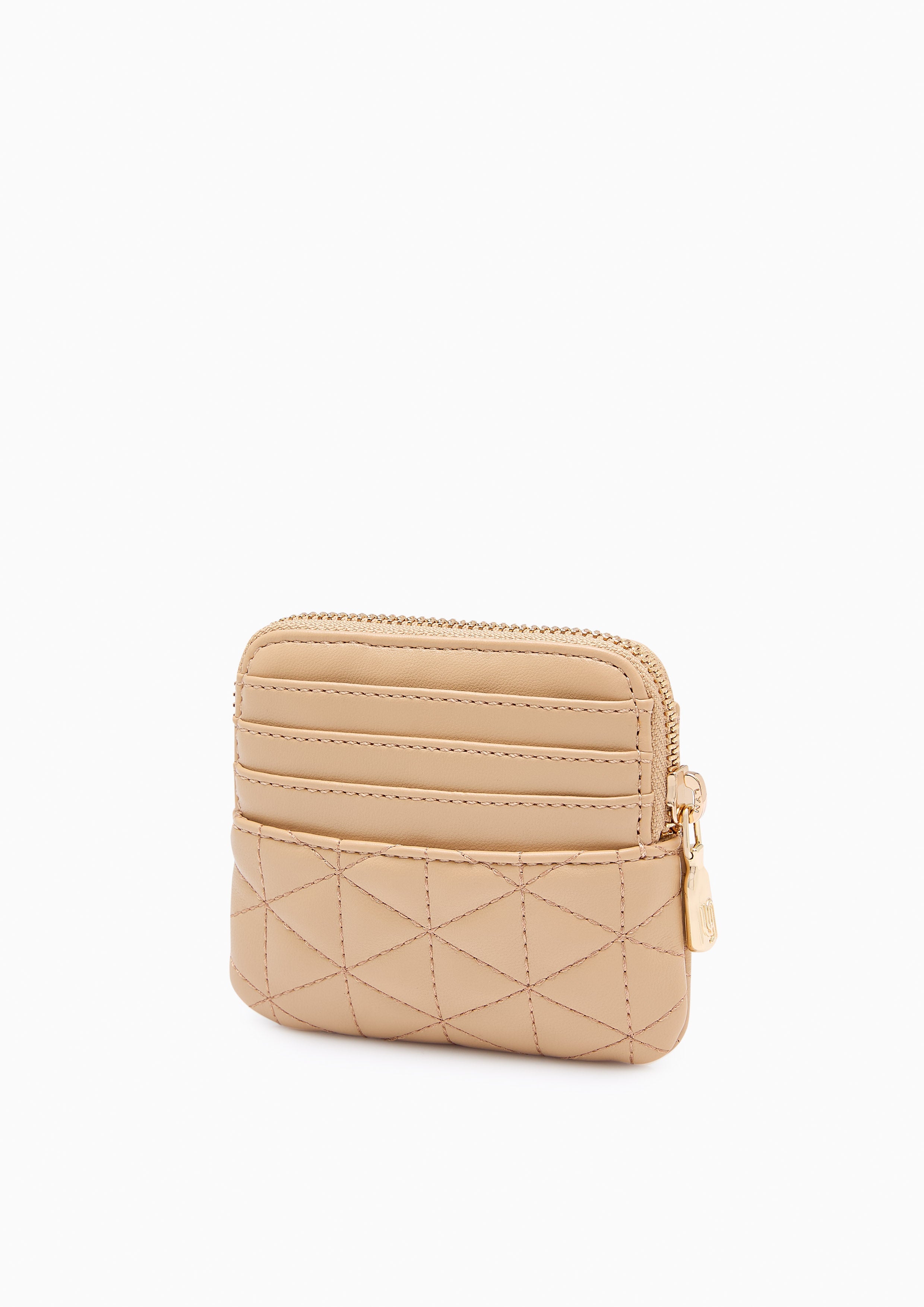 Madison Infinite Short Wallet Dark Beige