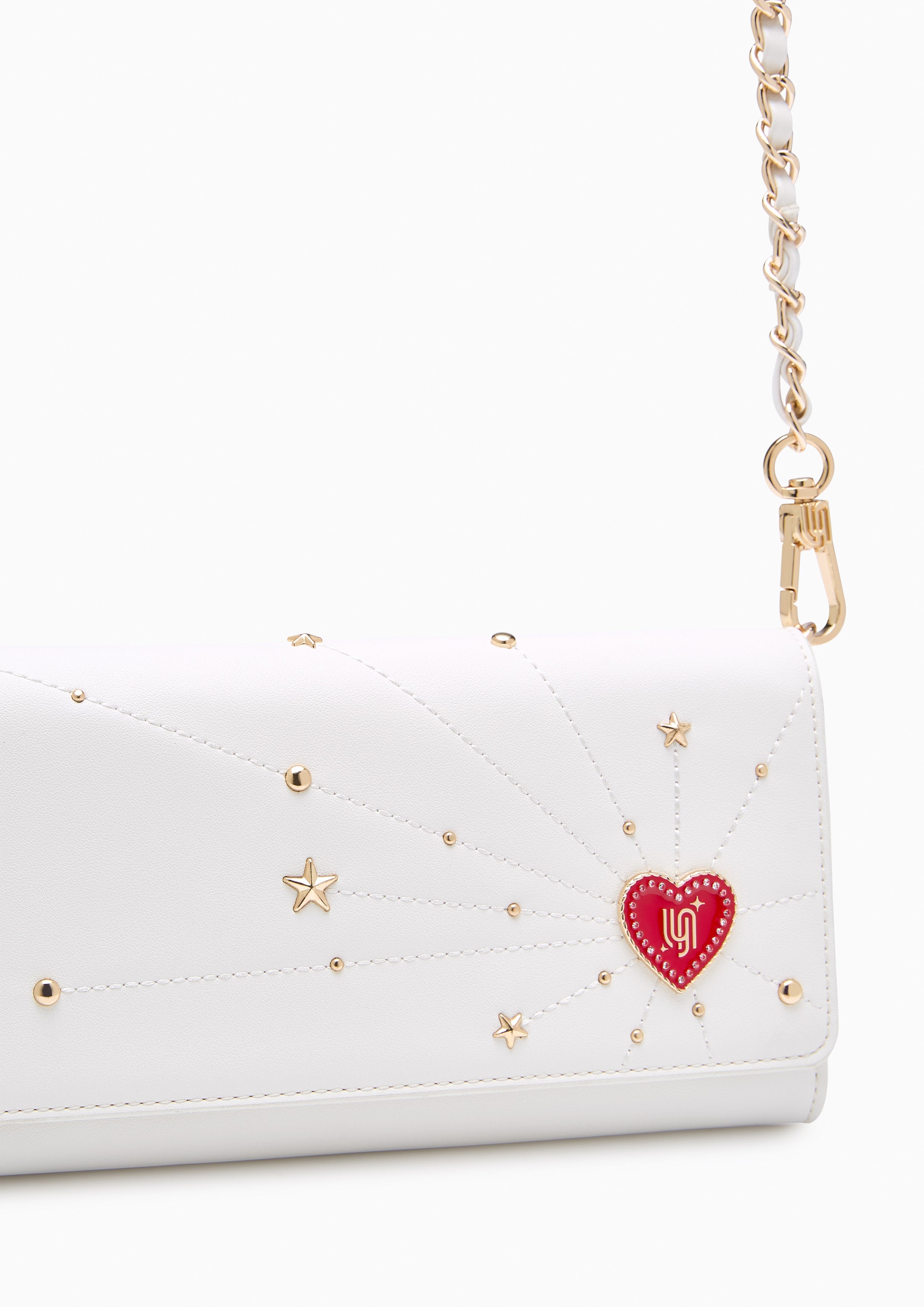 Cosmic Love Infinite long wallet on Ivory