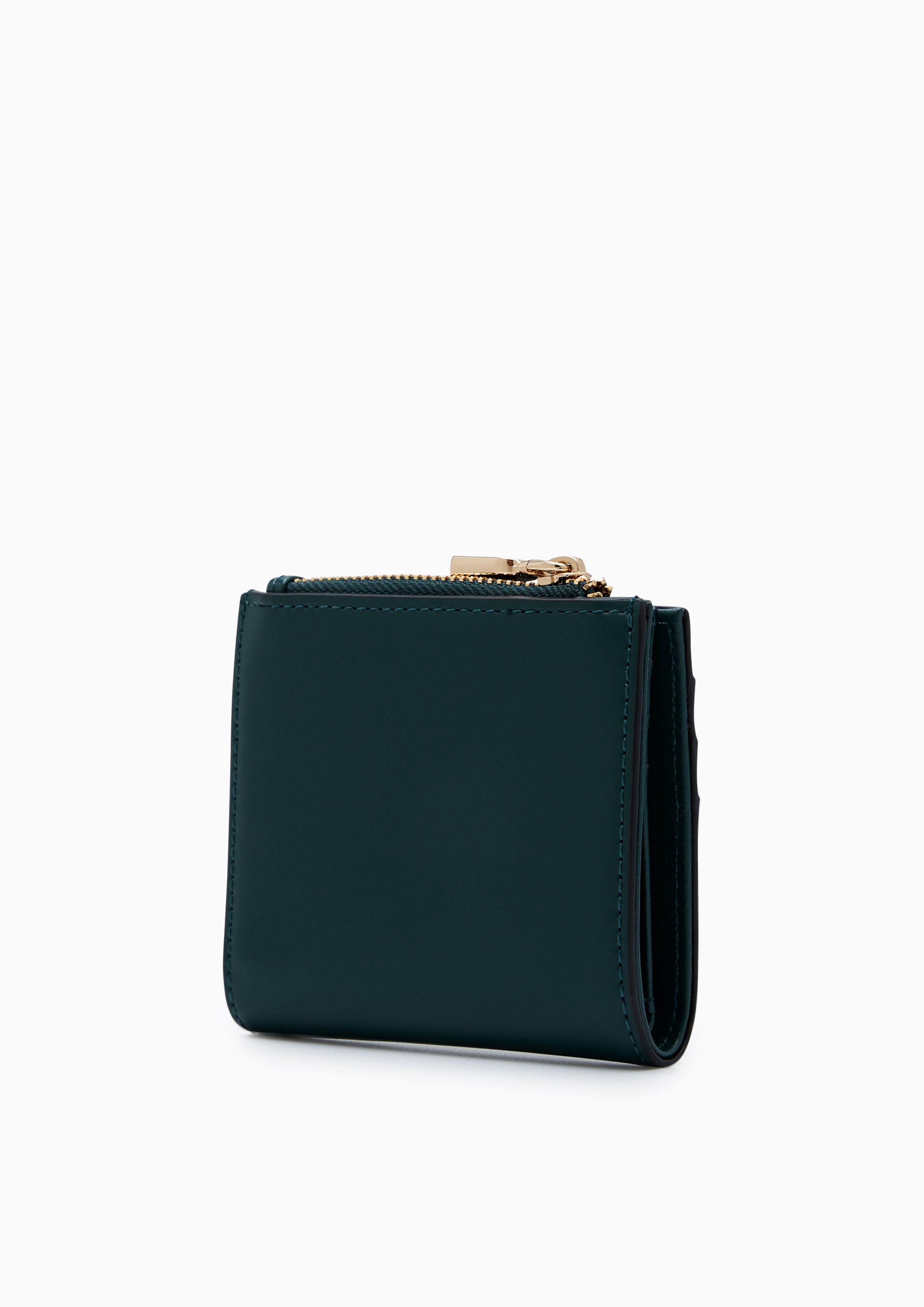 Re-Edit Slim Card Short Wallet Green