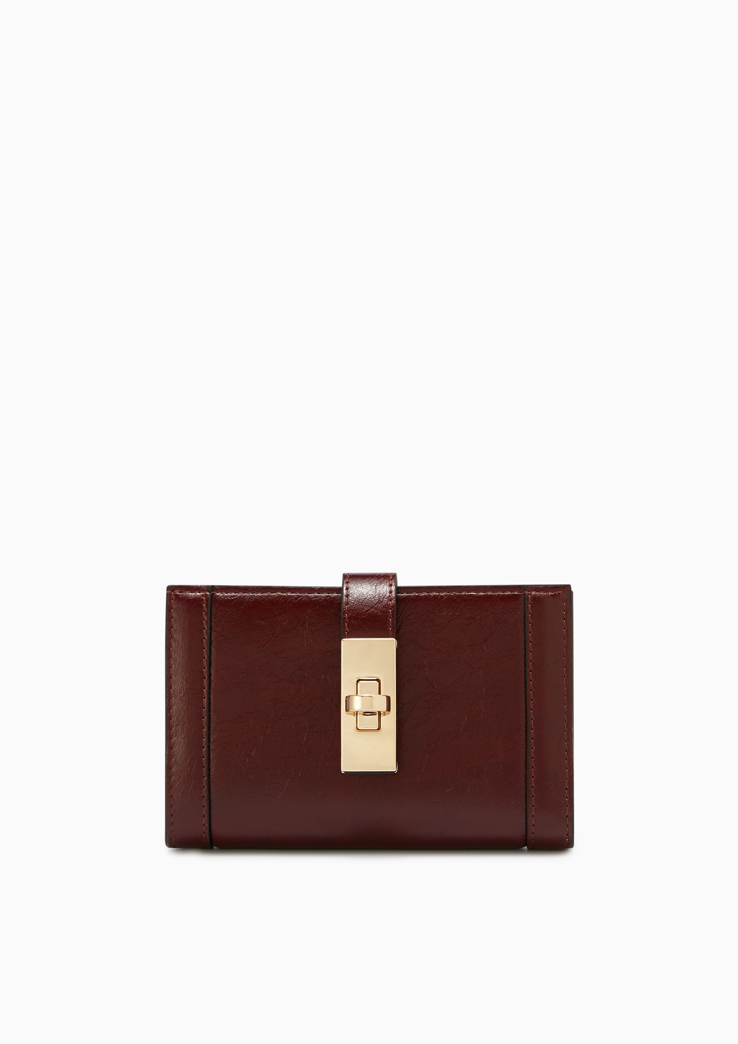 Cora Short Wallet Dark Red