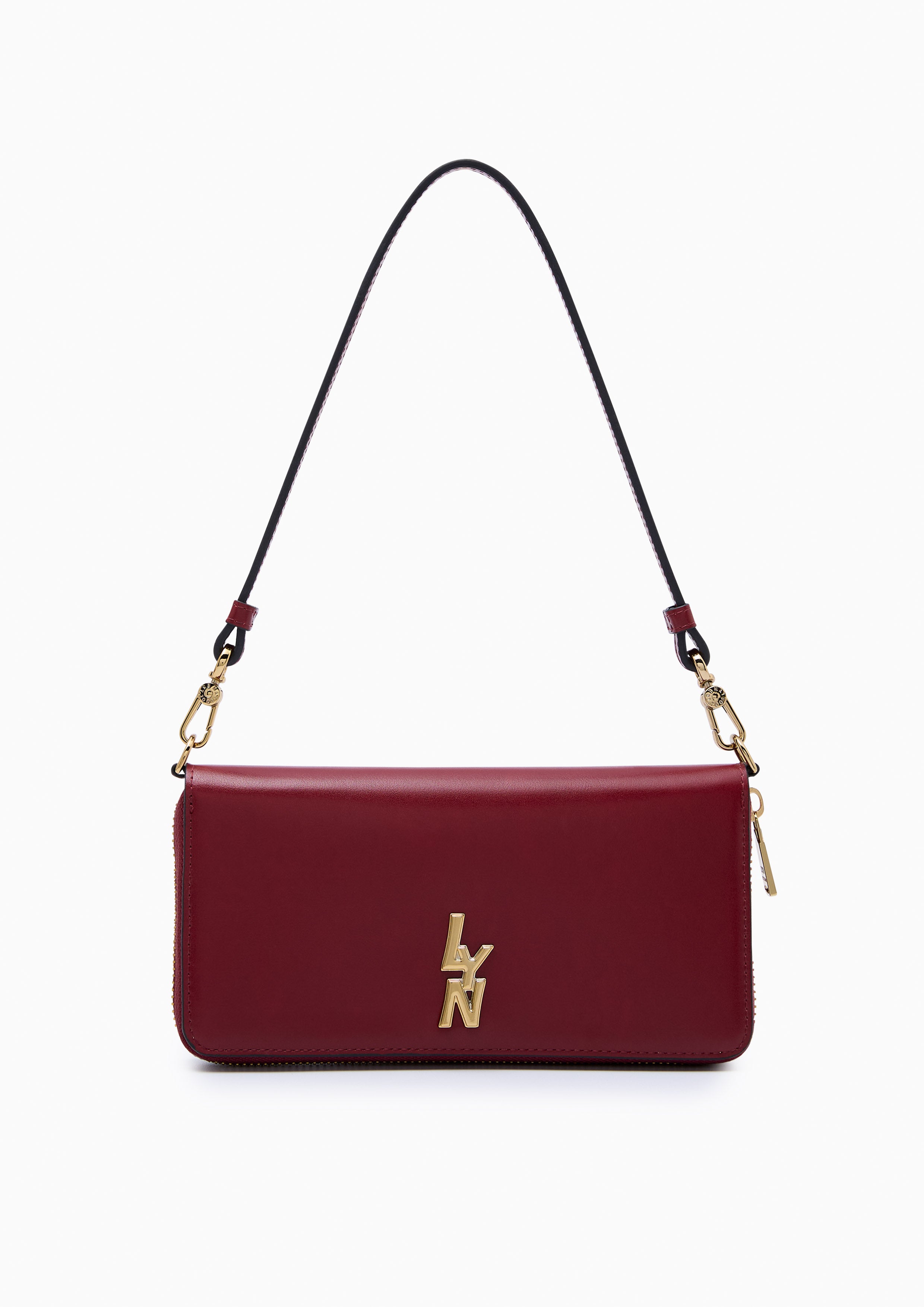 Ardel Long Wallet On Chain Dark Red