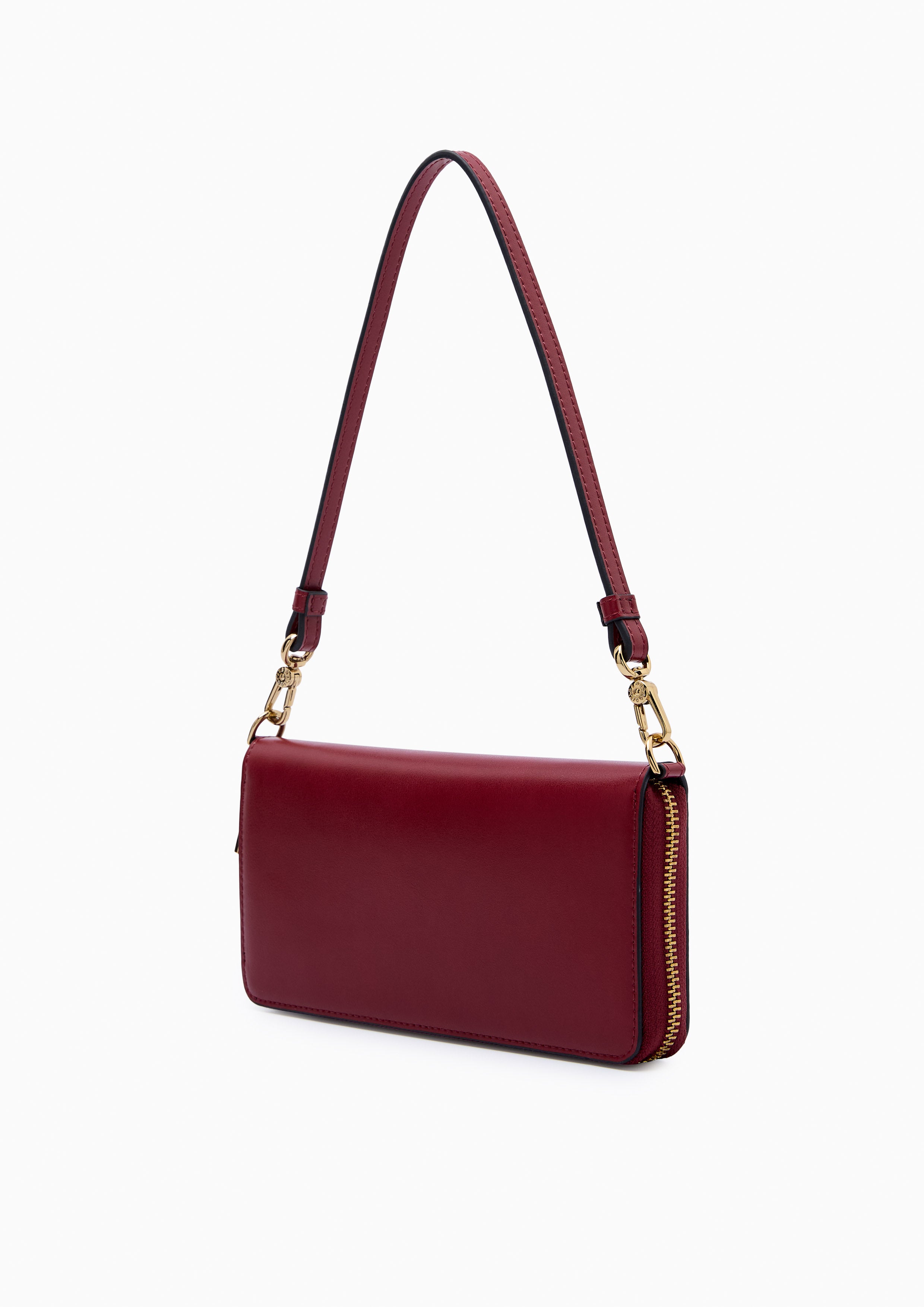 Ardel Long Wallet On Chain Dark Red