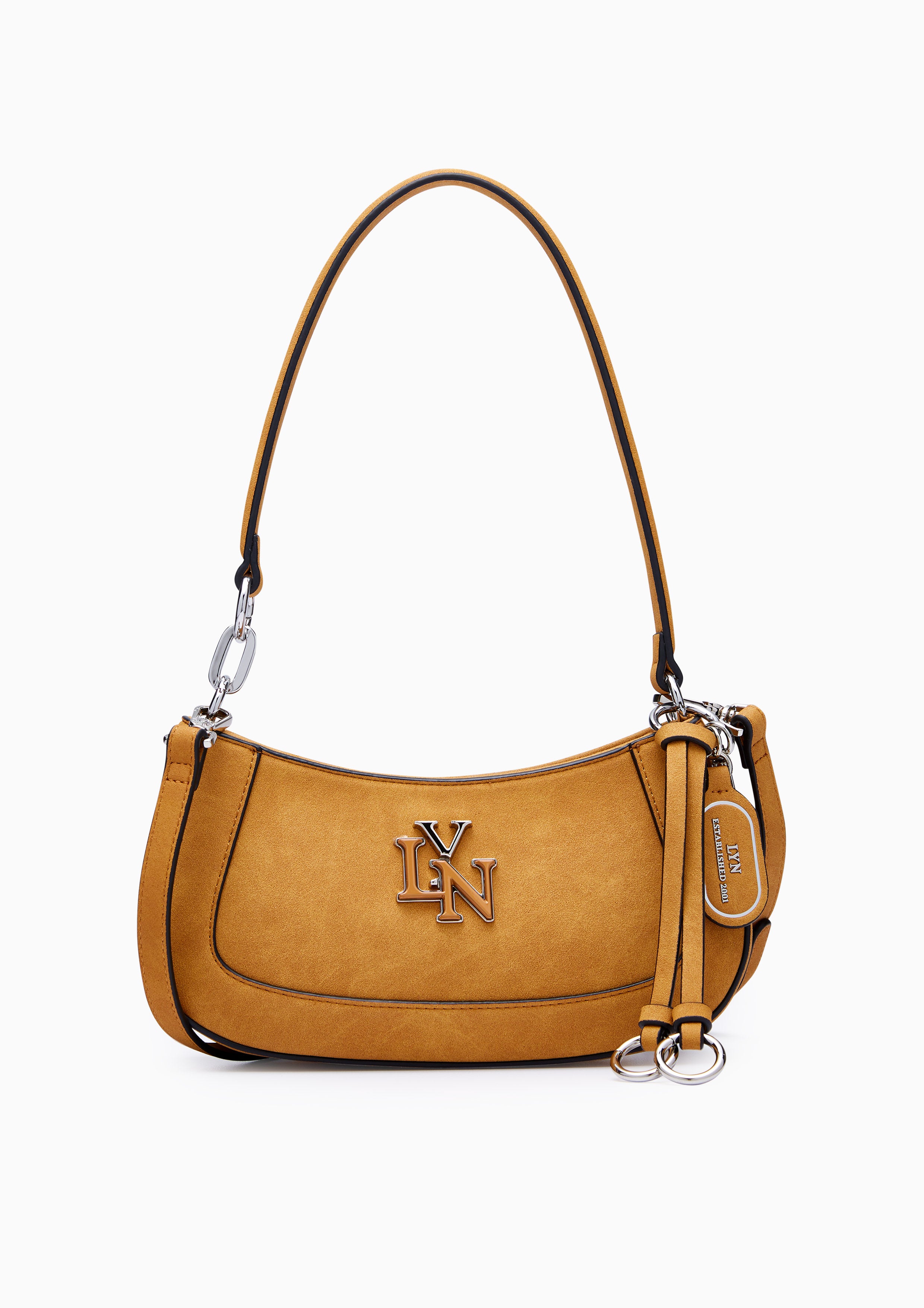 New Gastonia Rita Suede Shoulder Bag Brown