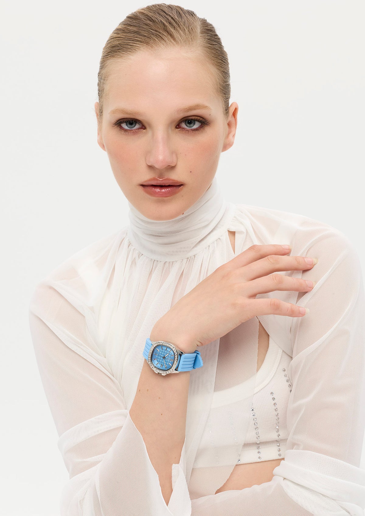 Nicole Ii Watch Flourescent Blue/ Blue