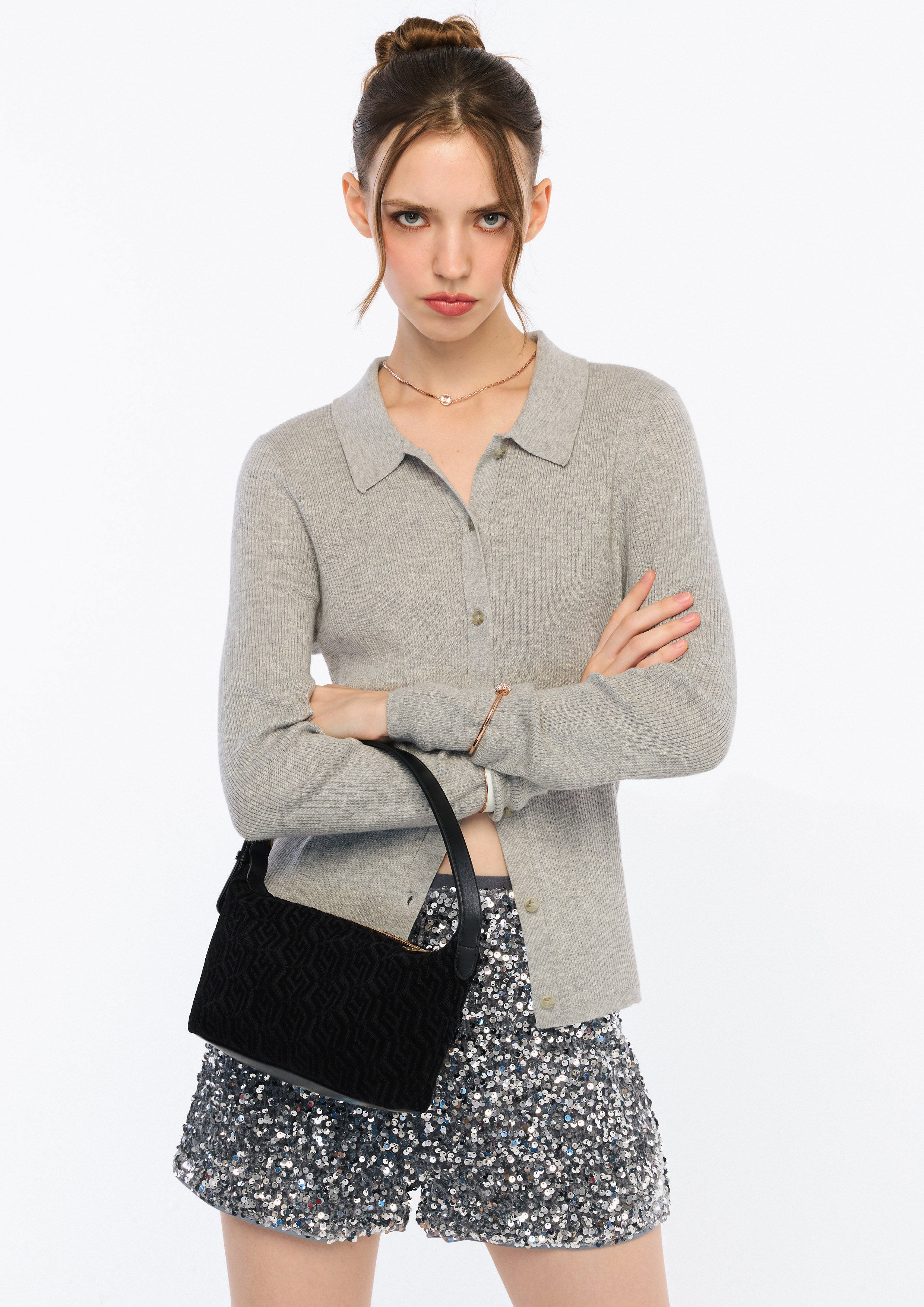 Marceline Infinite Shoulder Bag Black