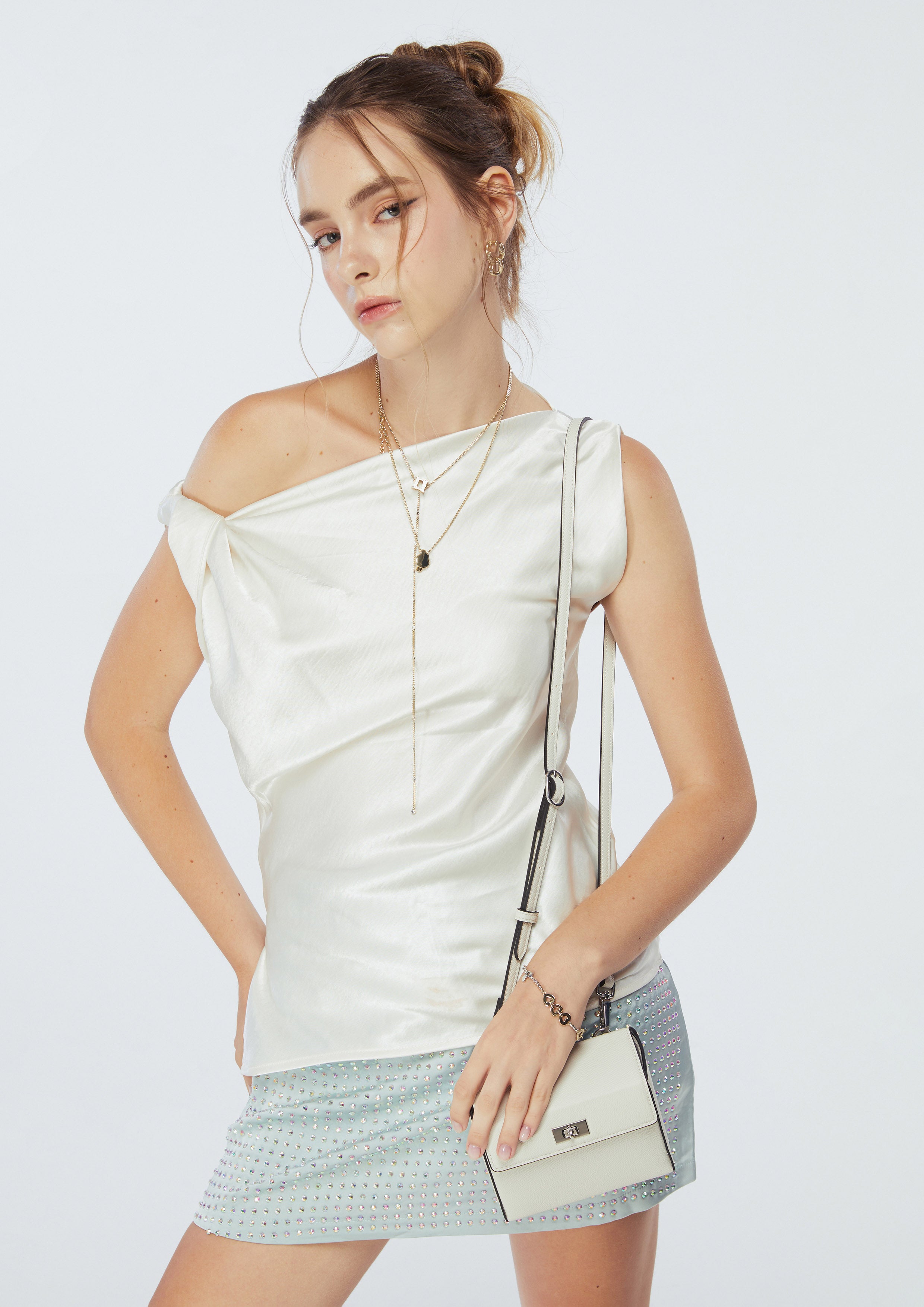 Brent Mobile Crossbody Off-White