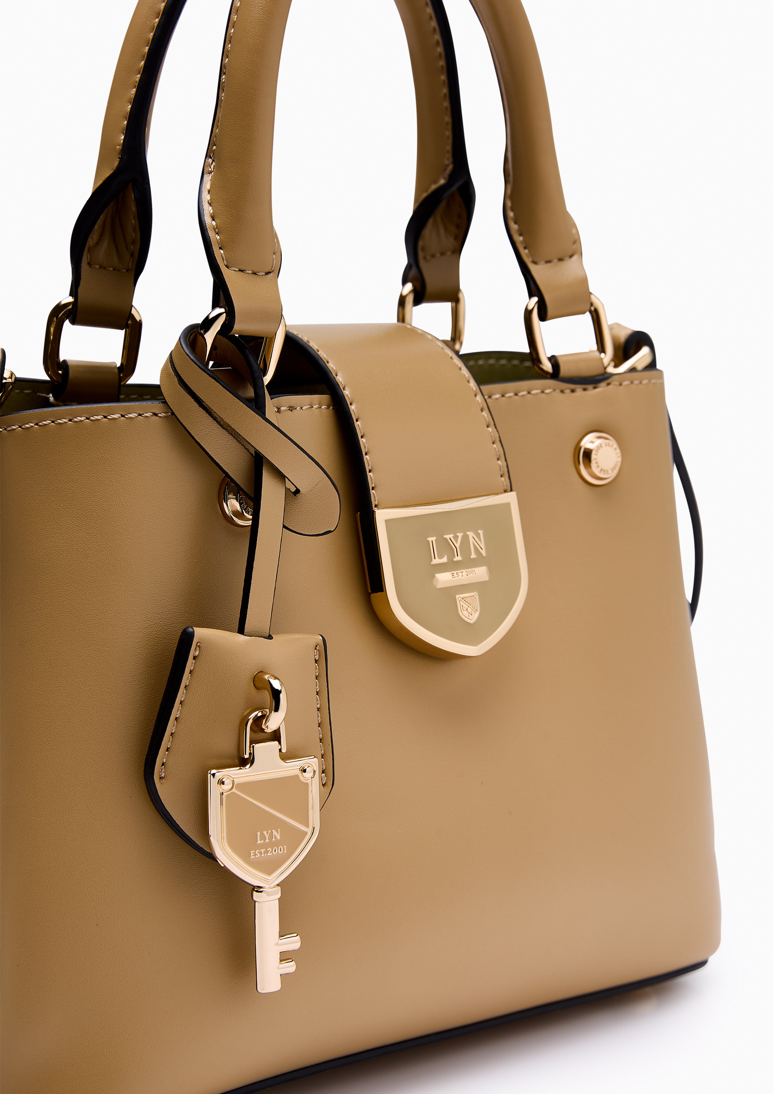 Re-Edit New Athena S Tote Light Brown