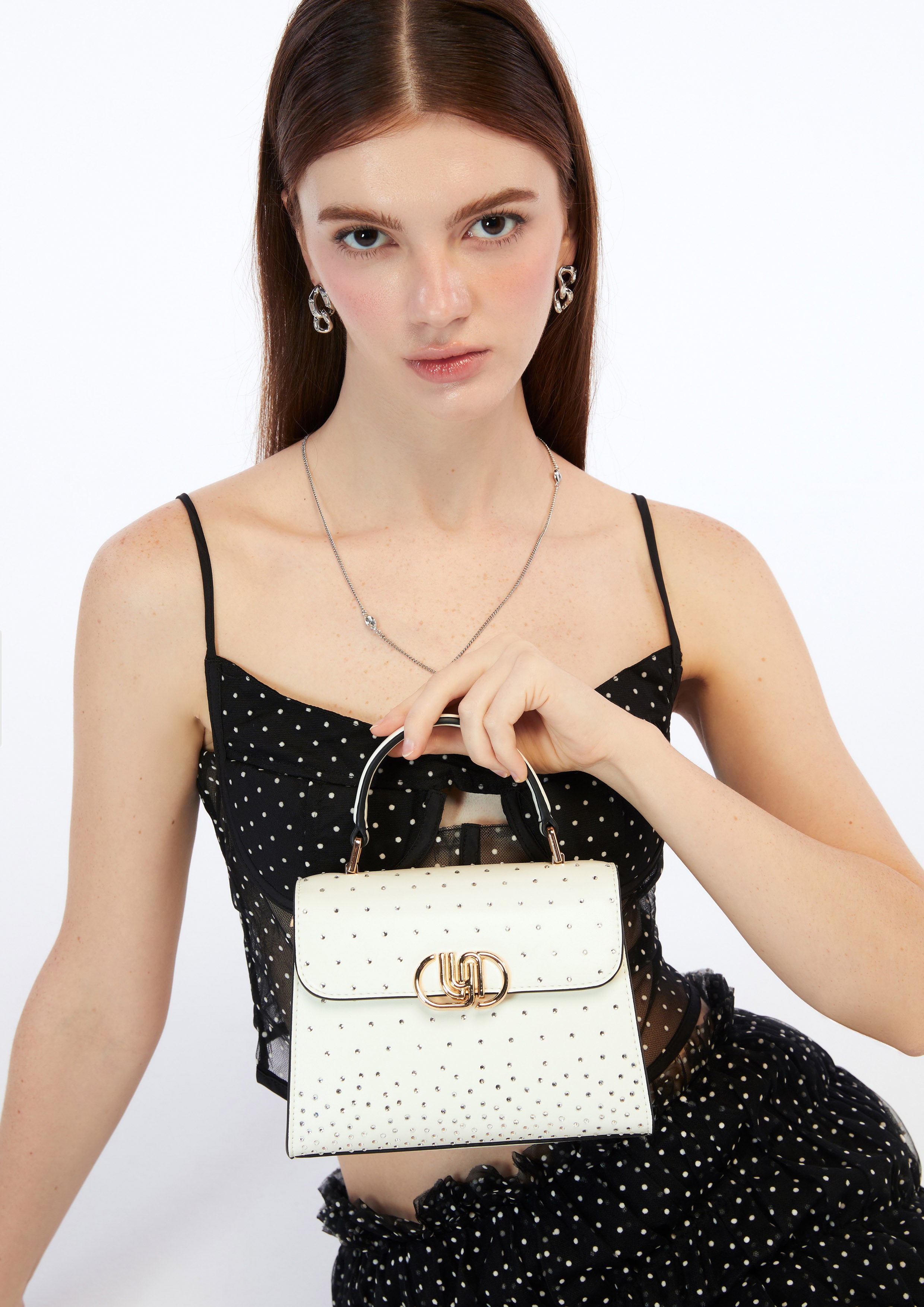 Nova Infinite Top Handle Bag Off-White