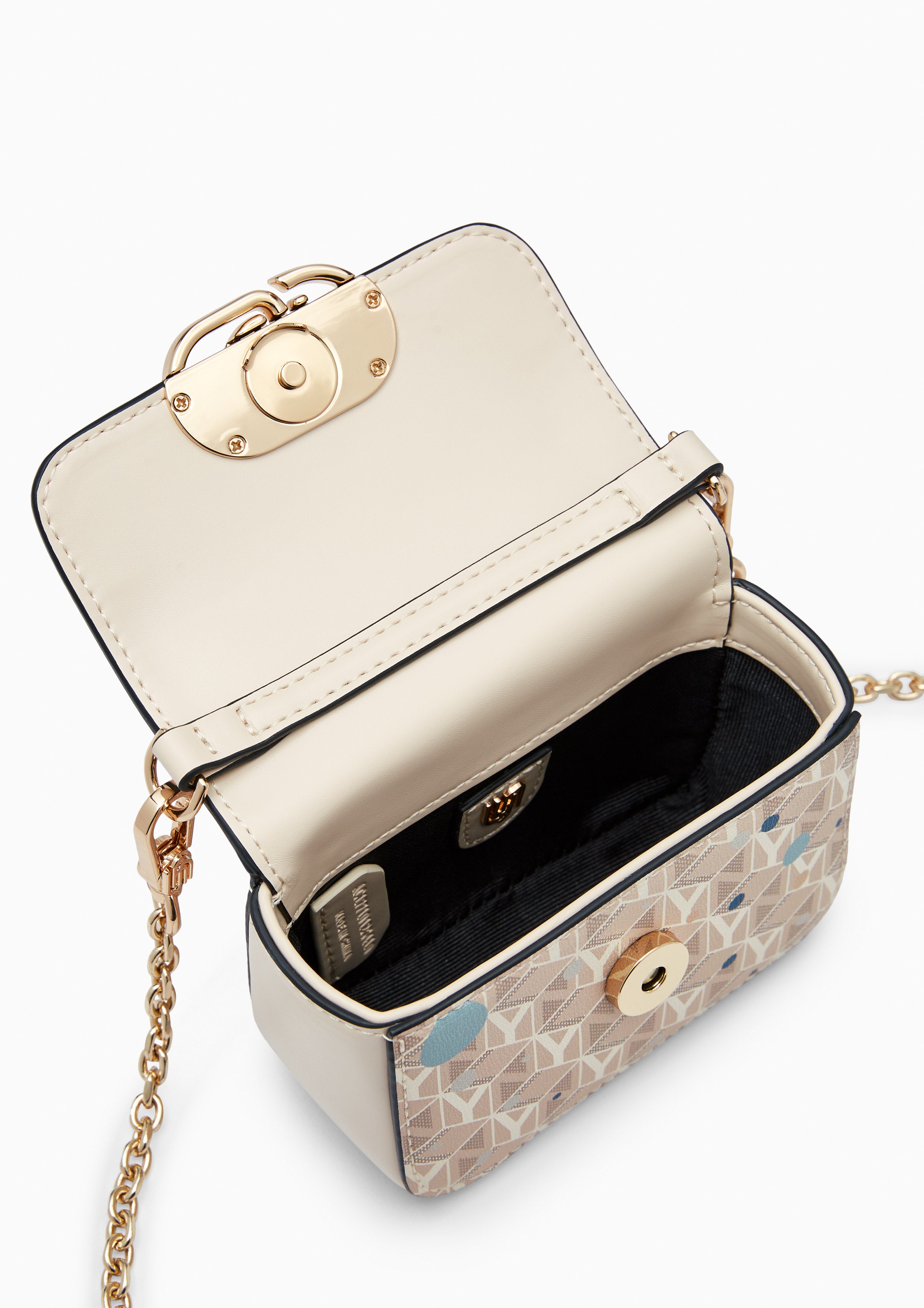 Nova Infinite Mini Crossbody Bag Printed Beige