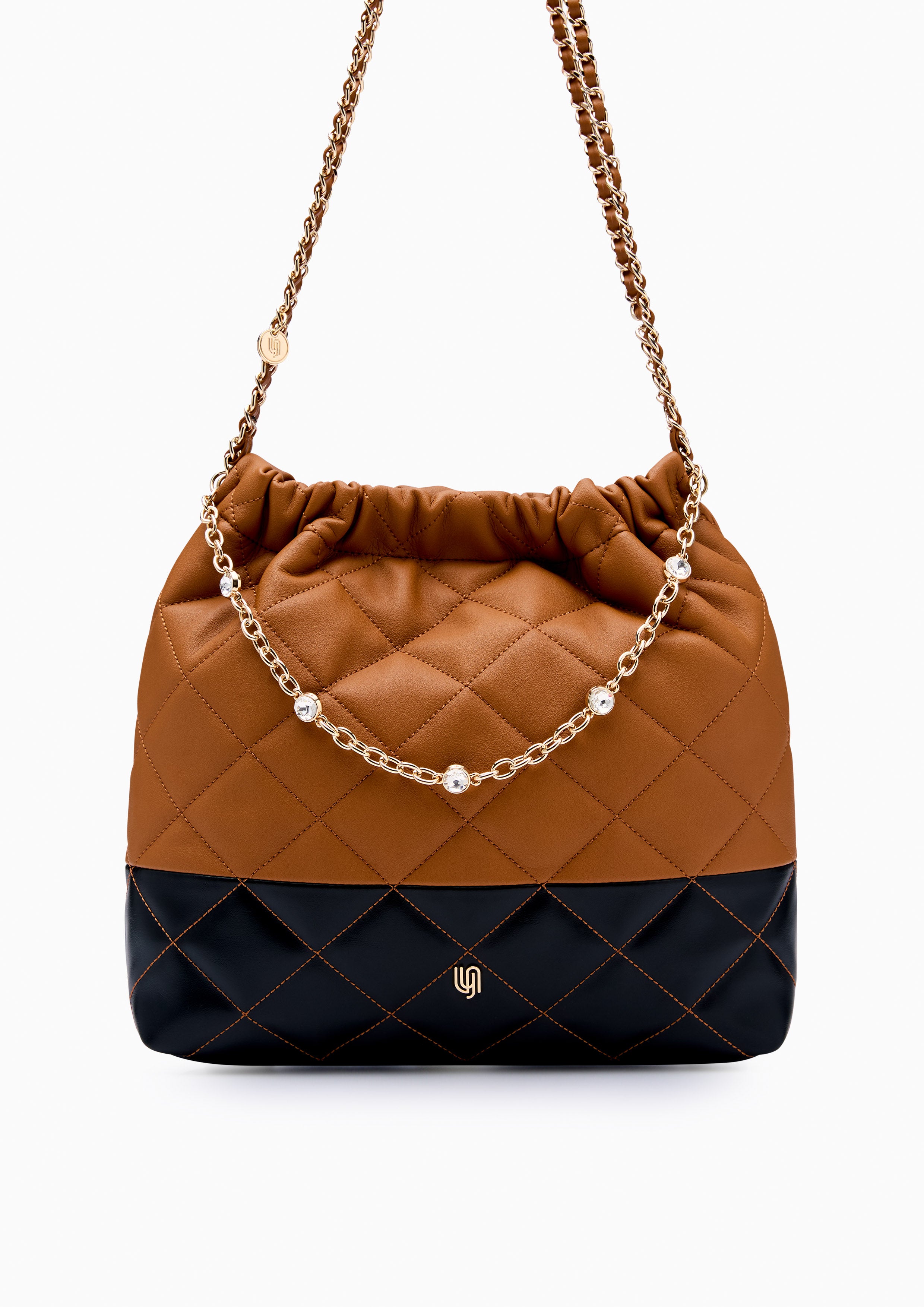 Monet Party Ii Infinite L Shoulder Bag Brown