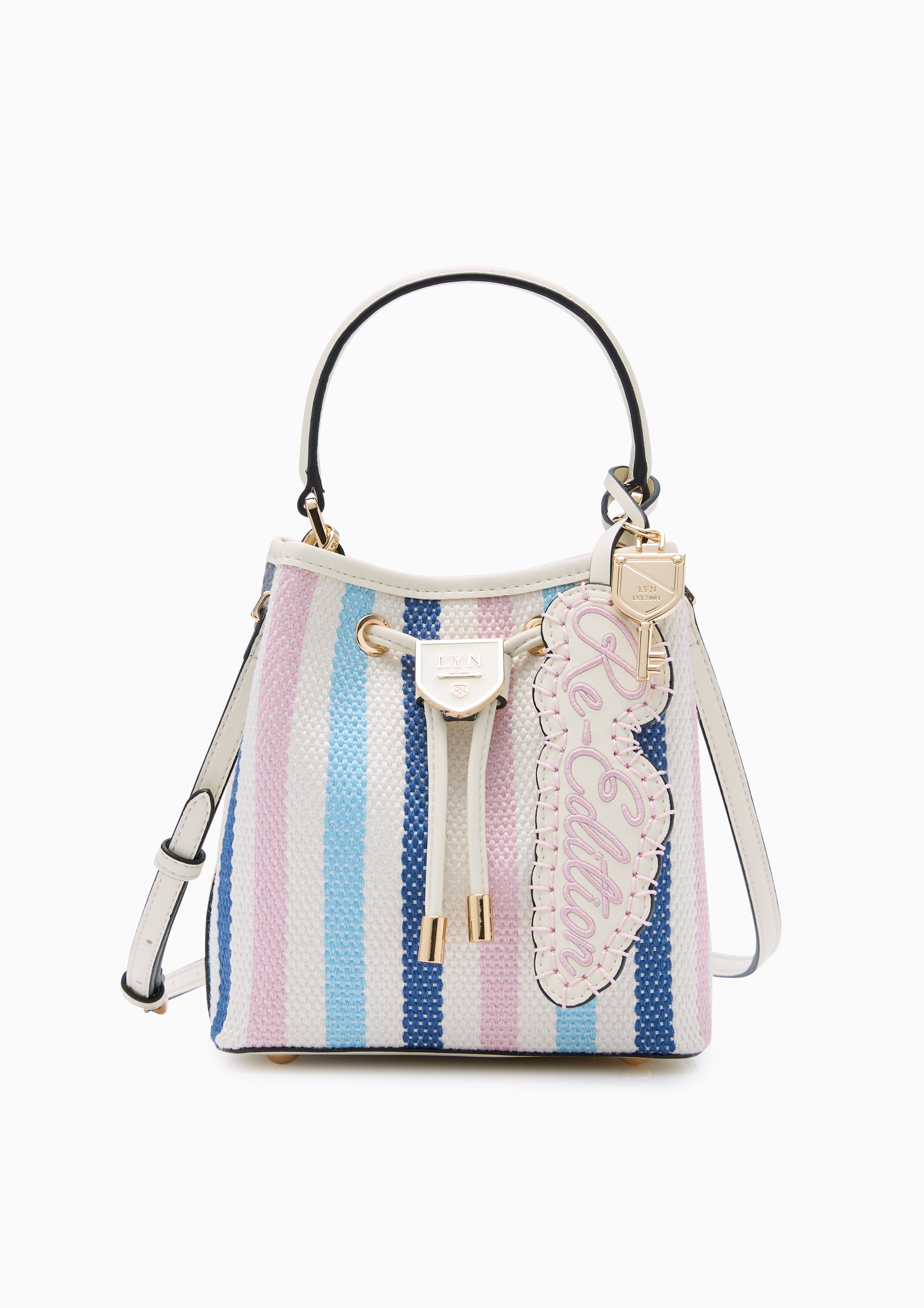 Re-Edit Carina Holiday S Bucket Bag Ivory