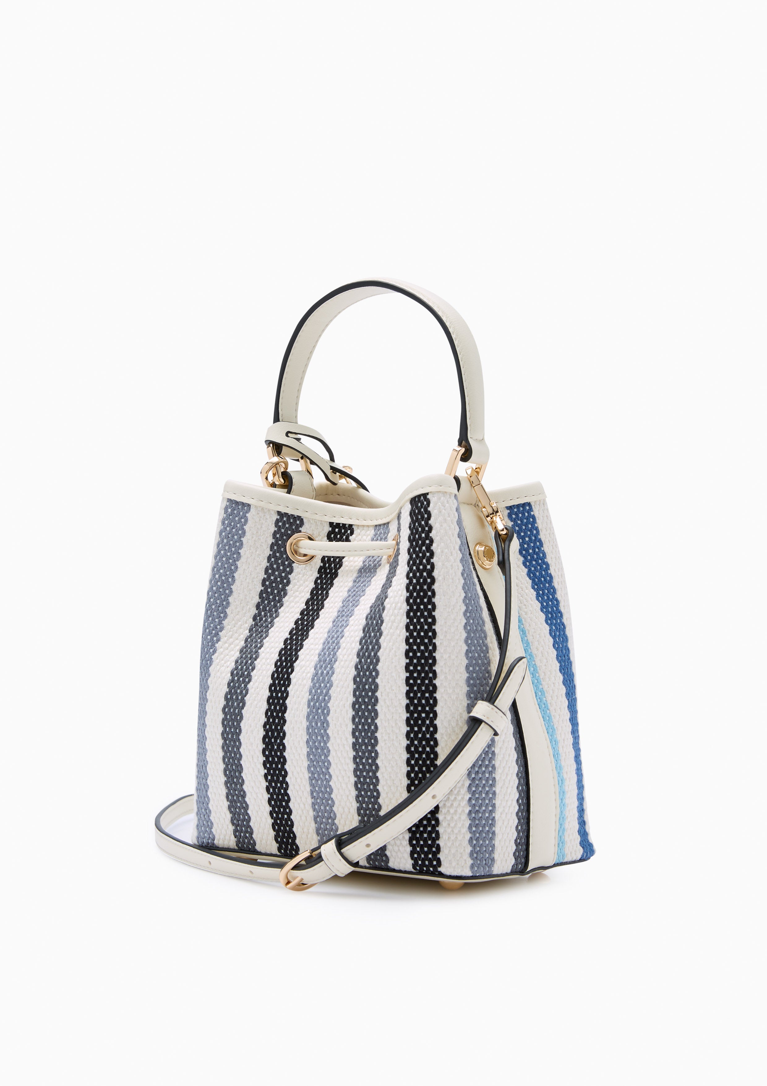 Re-Edit Carina Holiday S Bucket Bag Ivory