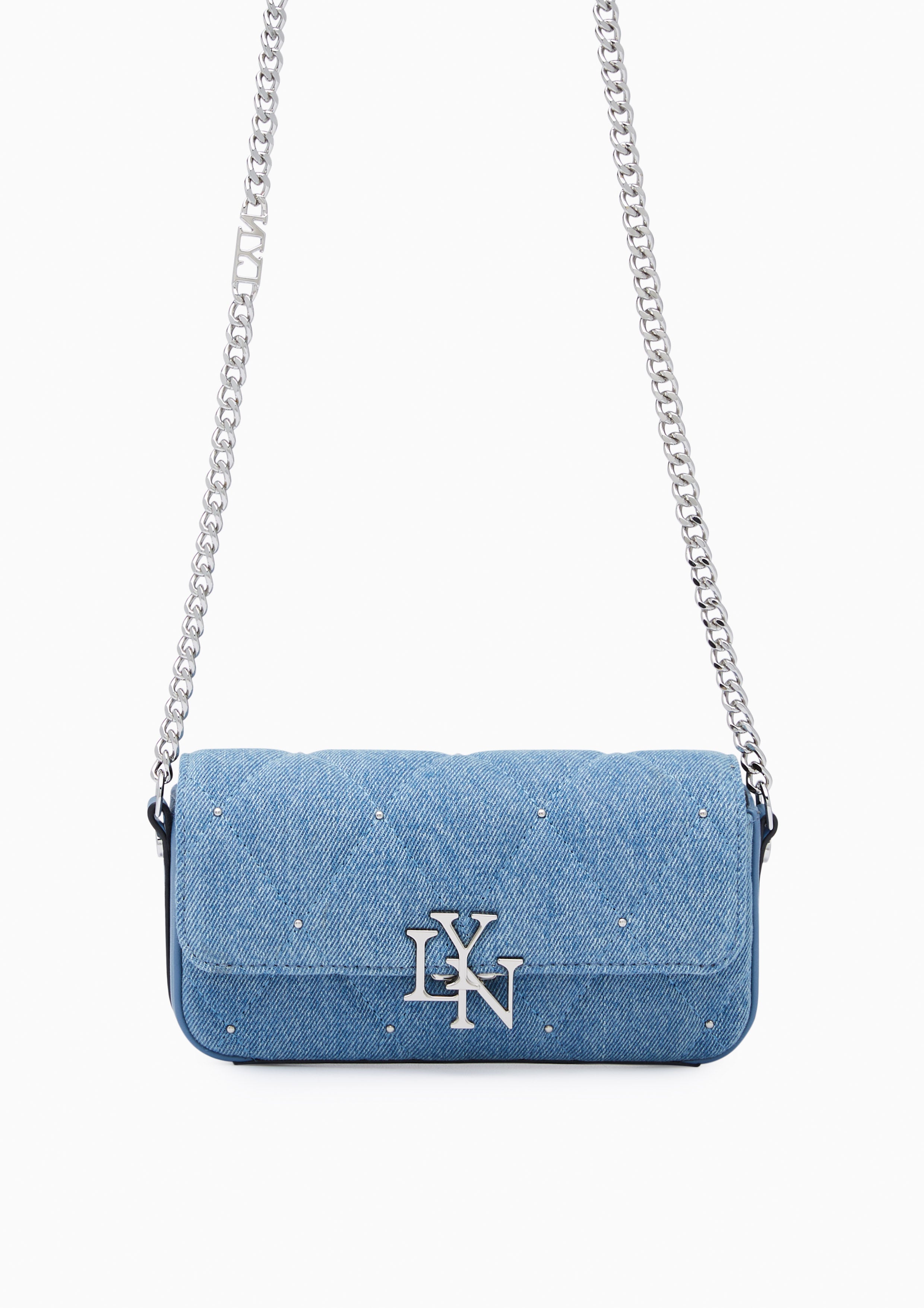Rexha Denim Crossbody Bag Blue