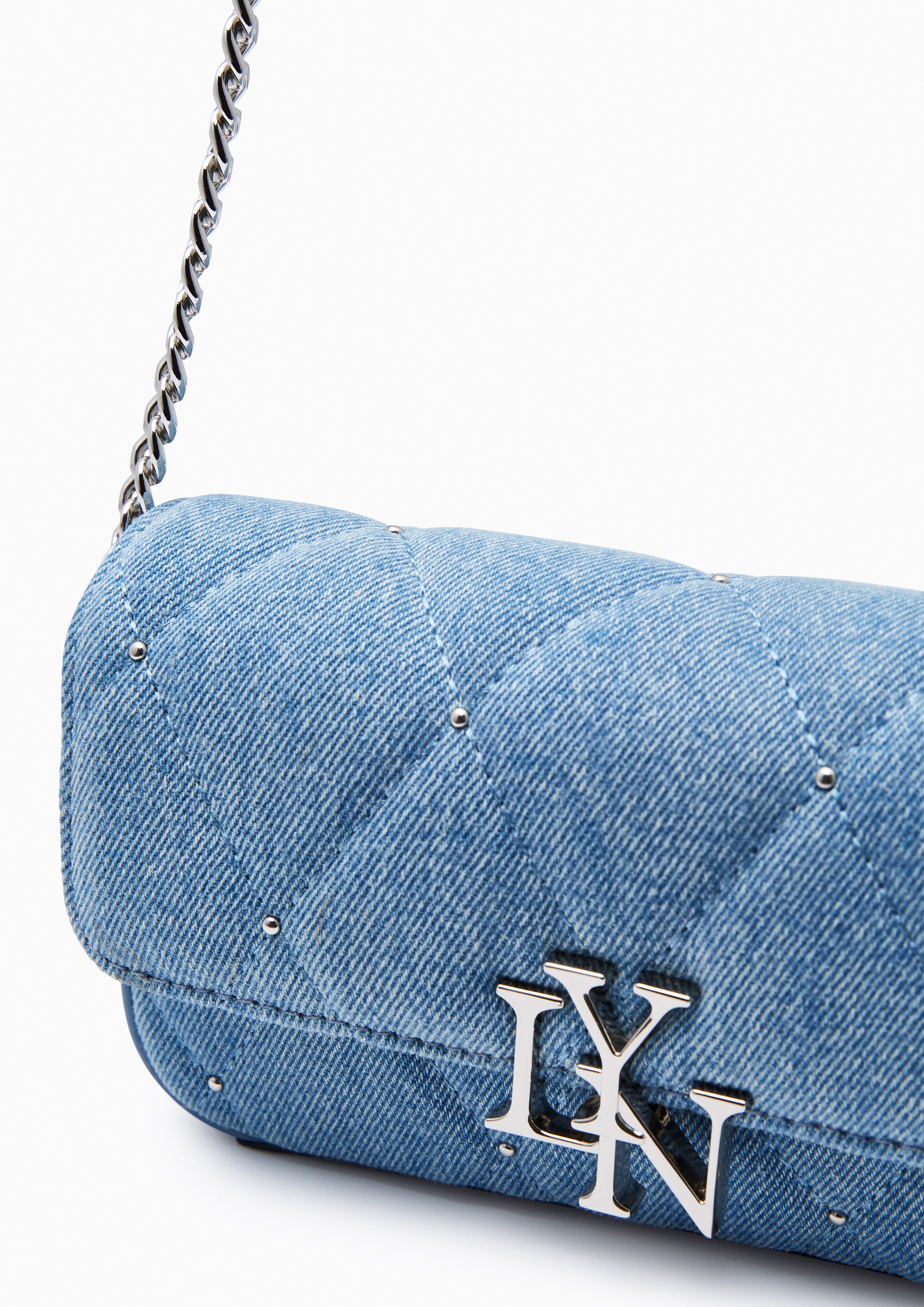 Rexha Denim Crossbody Bag Blue
