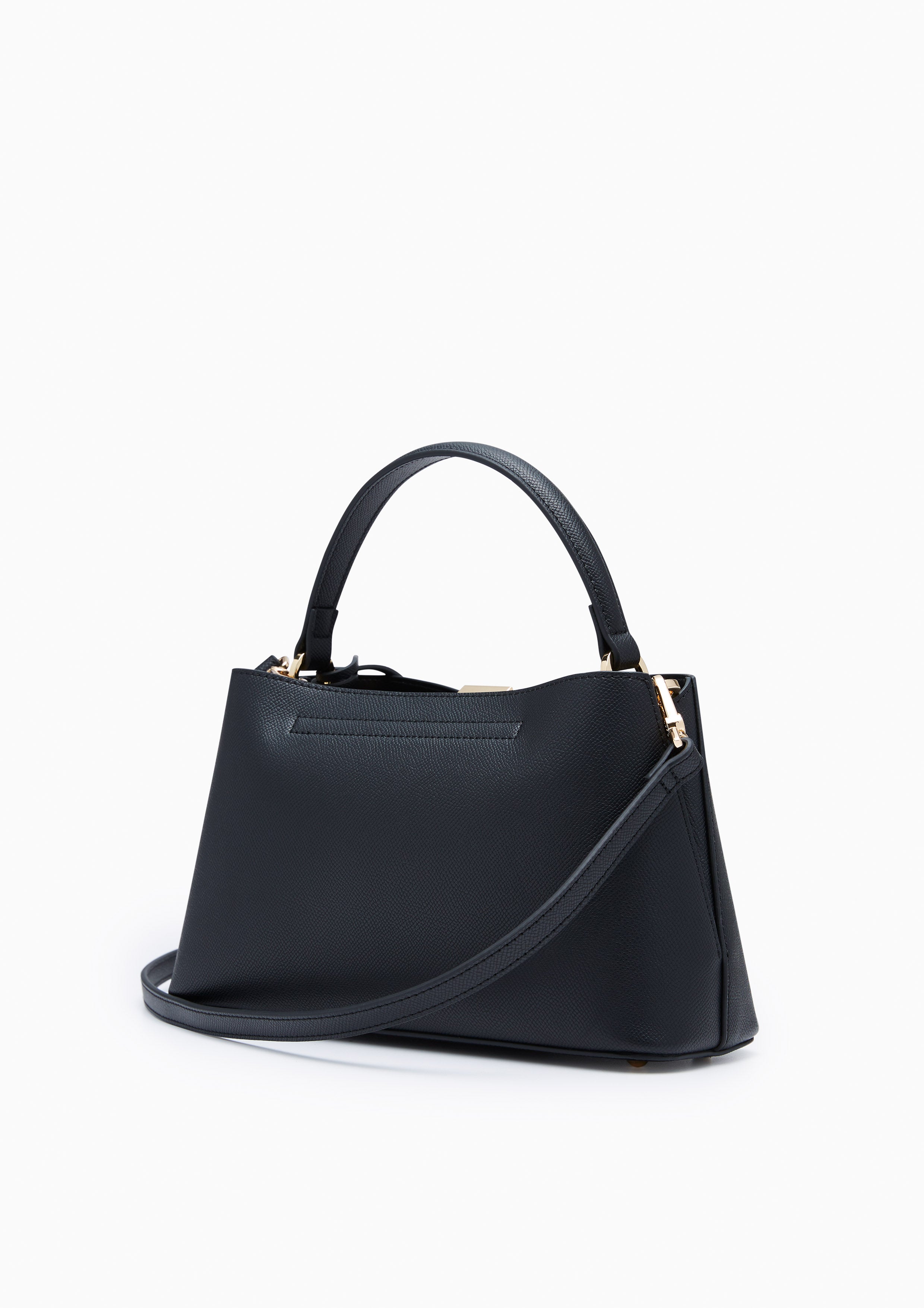 Re-Edit Amanti M Top Handle Bag Black