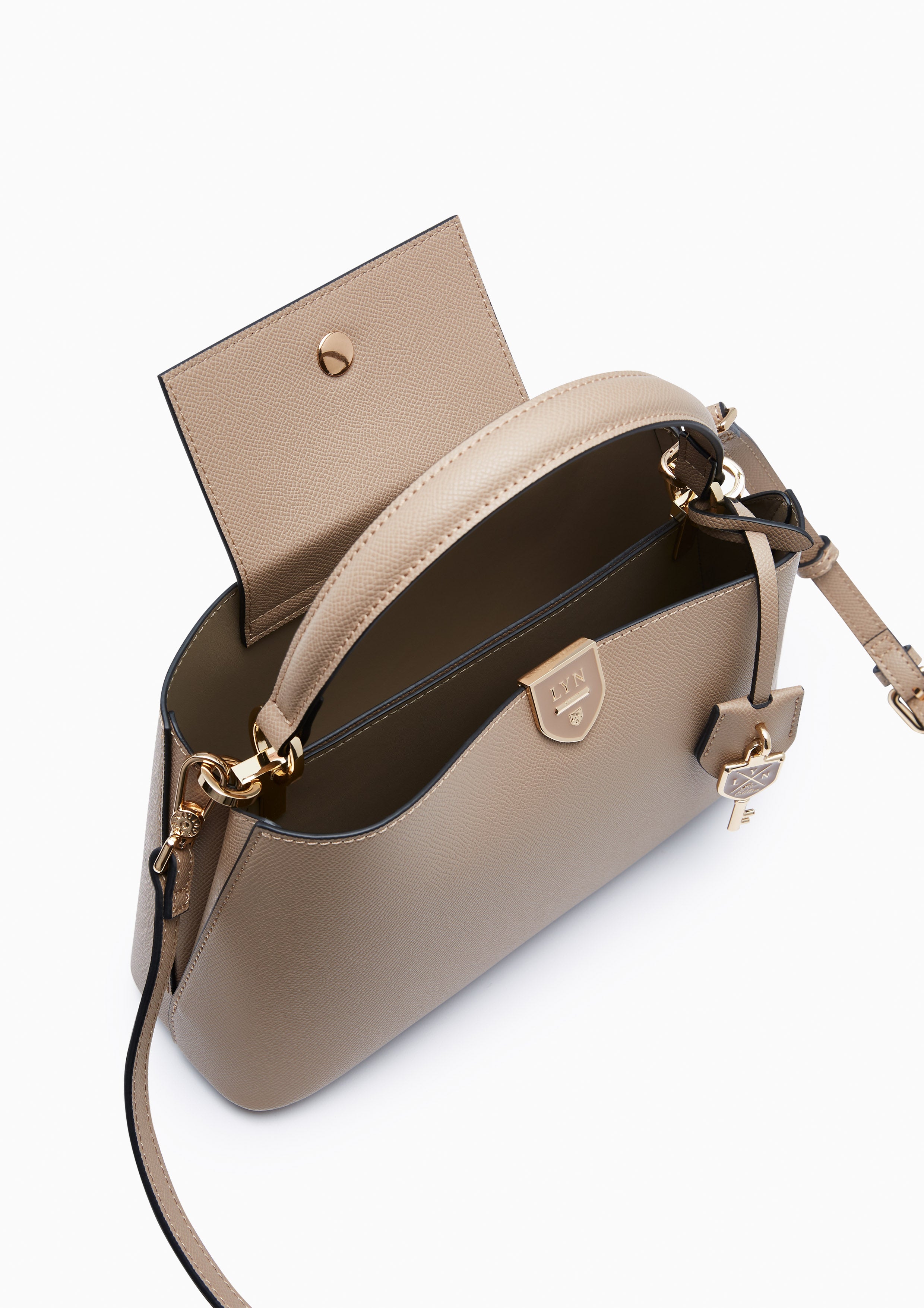 Re-Edit Amanti M Top Handle Bag Taupe