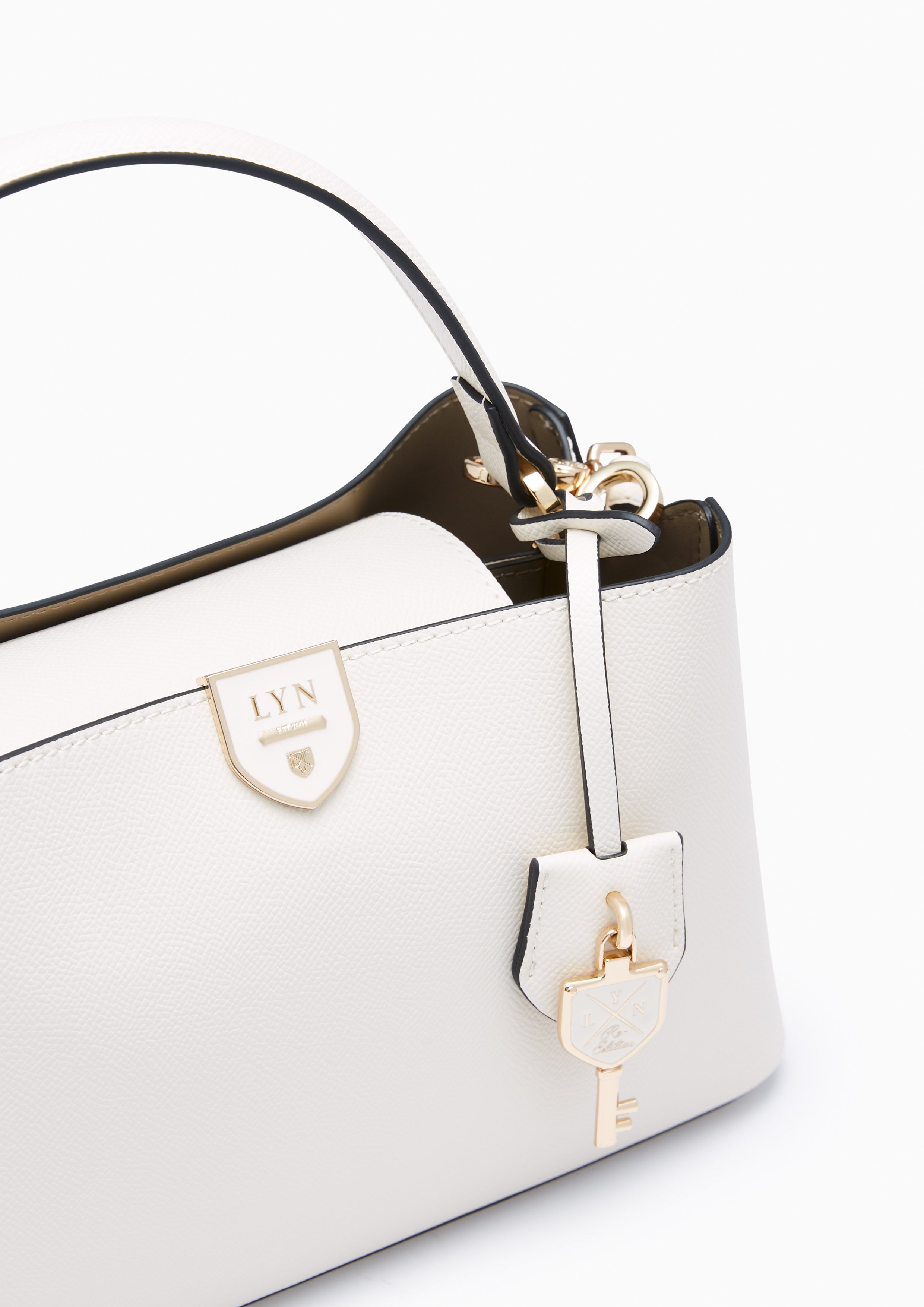 Re-Edit Amanti M Top Handle Bag Ivory