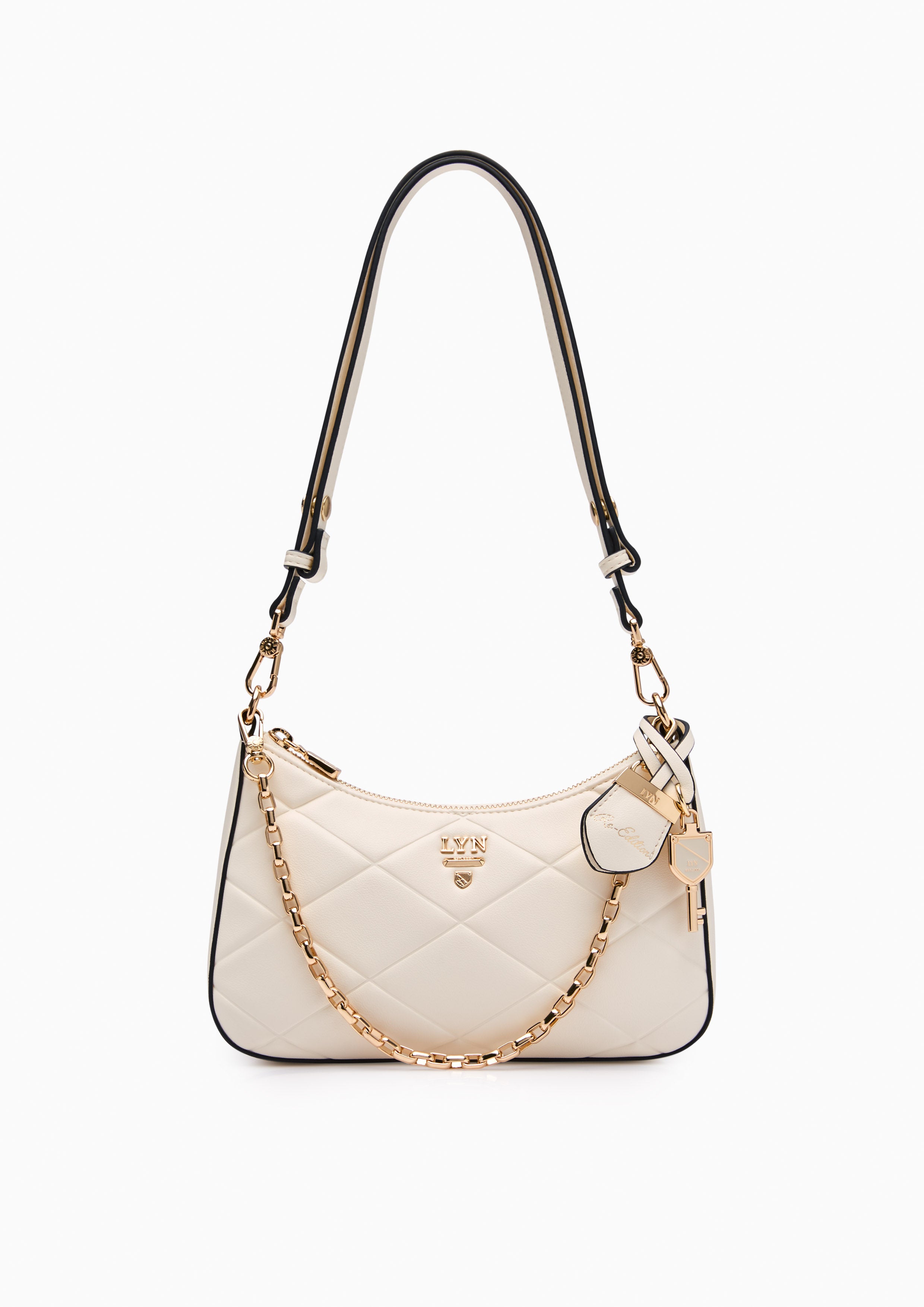 Re-Edit Rosee S Emb Shoulder Bag Ivory