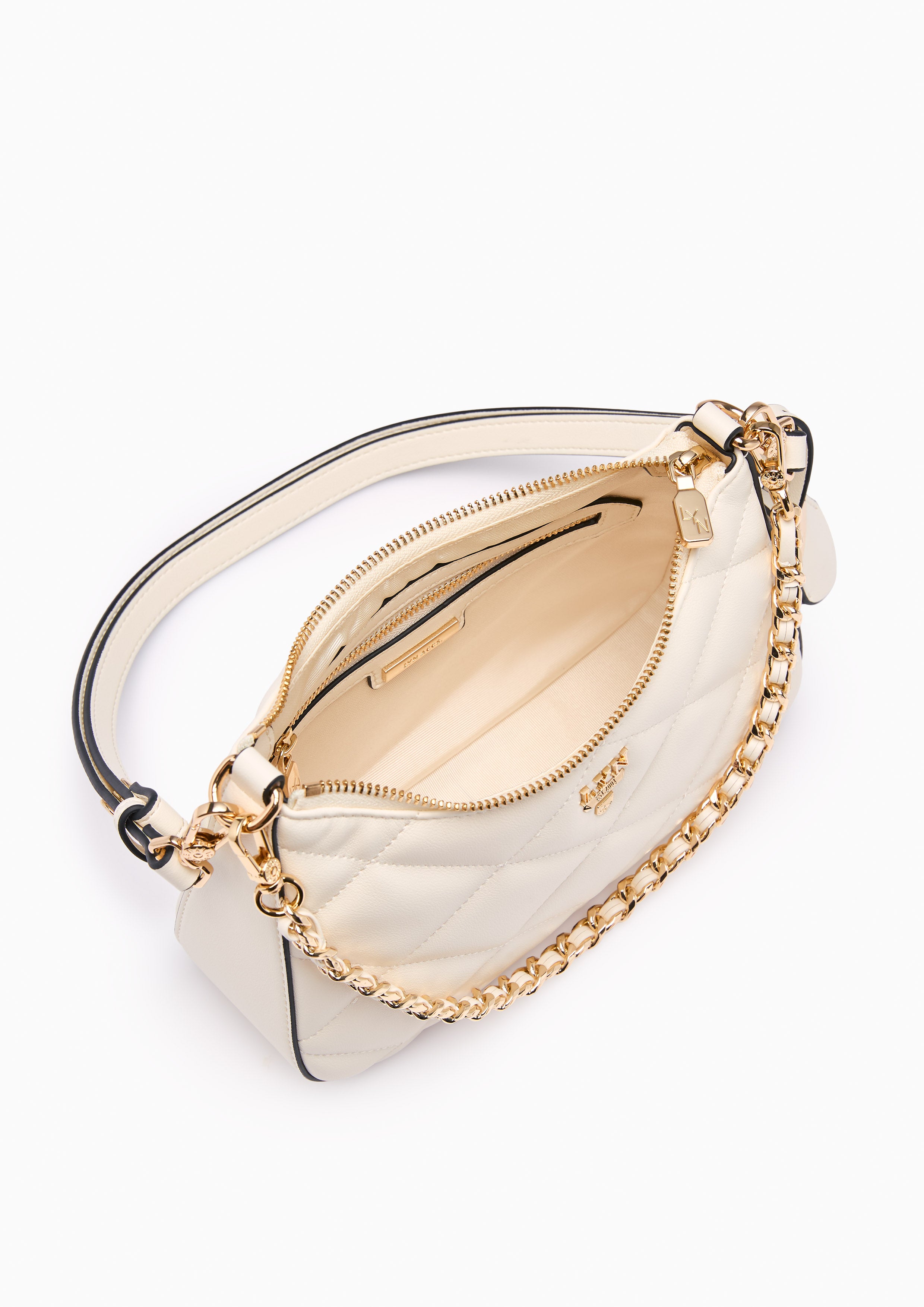 Re-Edit Rosee S Emb Shoulder Bag Ivory
