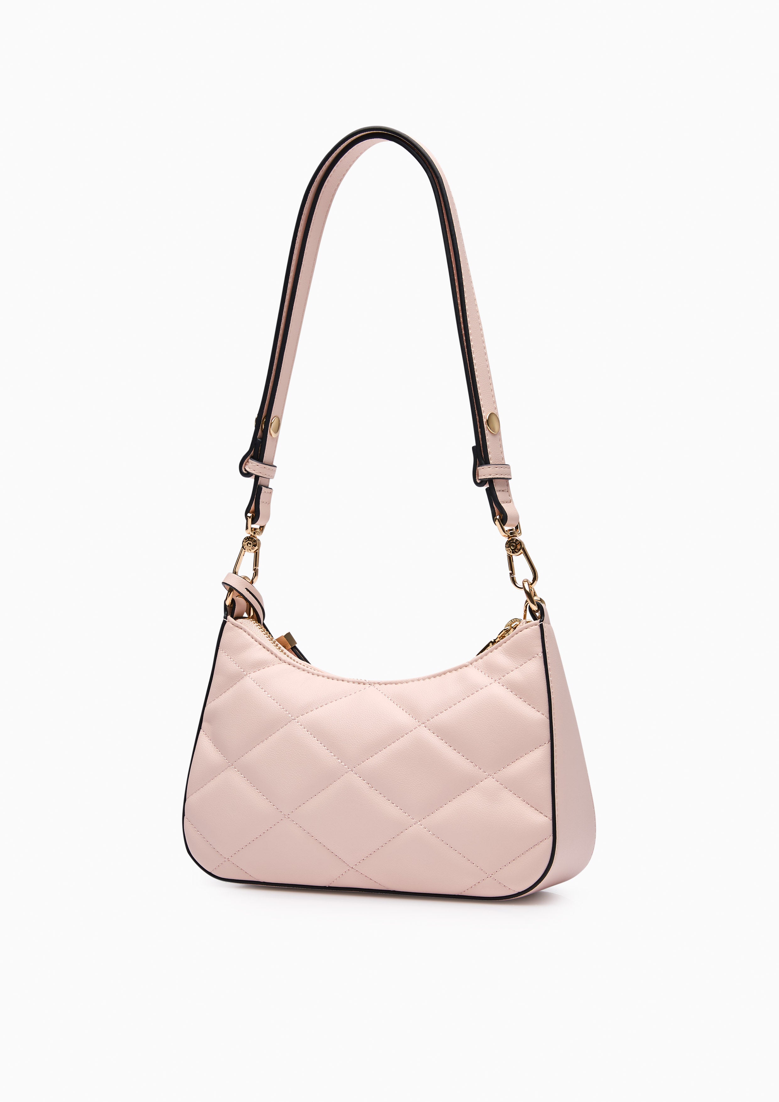Re-Edit Rosee Quilt S Shoulder Bag Light Pink
