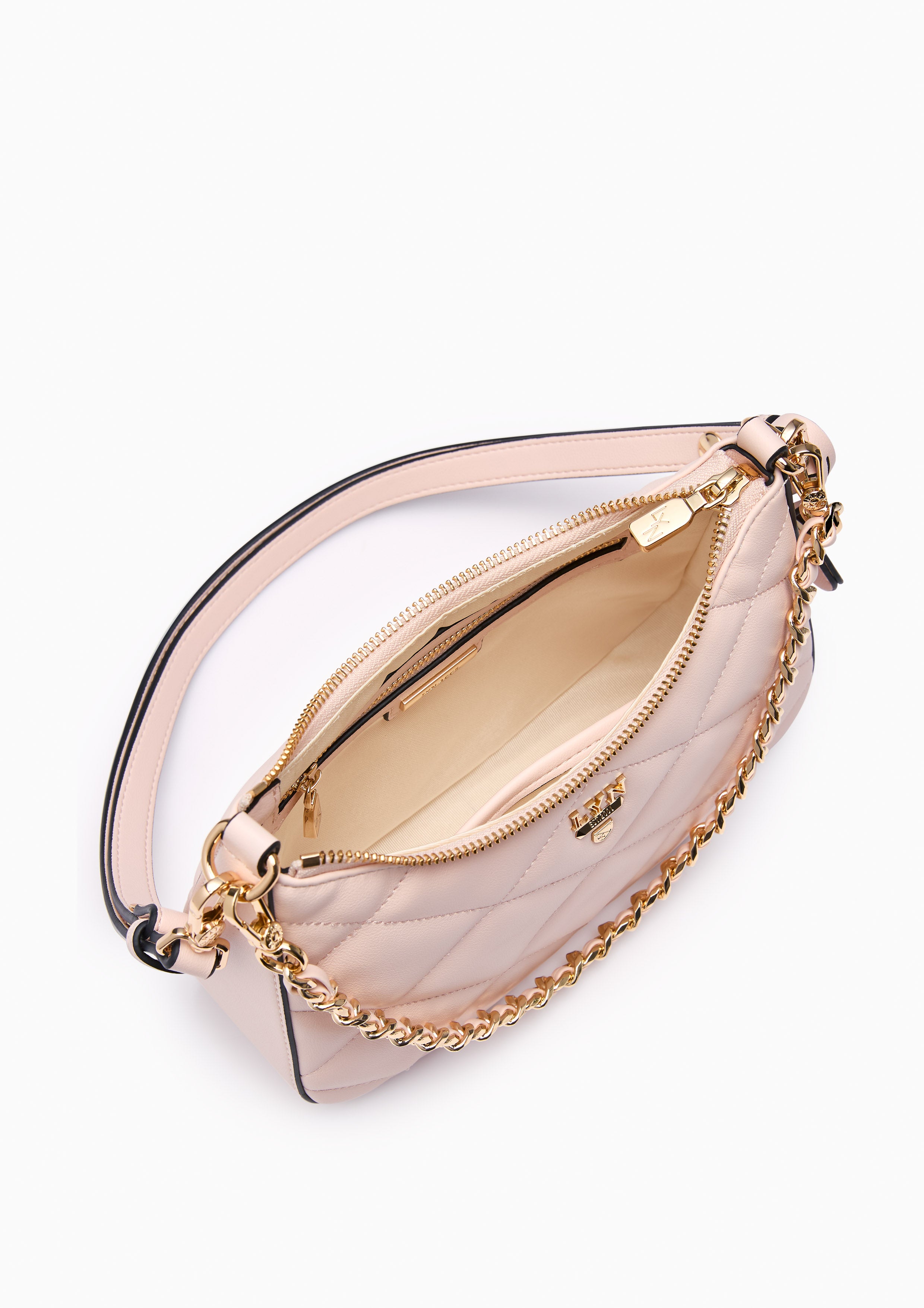 Re-Edit Rosee Quilt S Shoulder Bag Light Pink